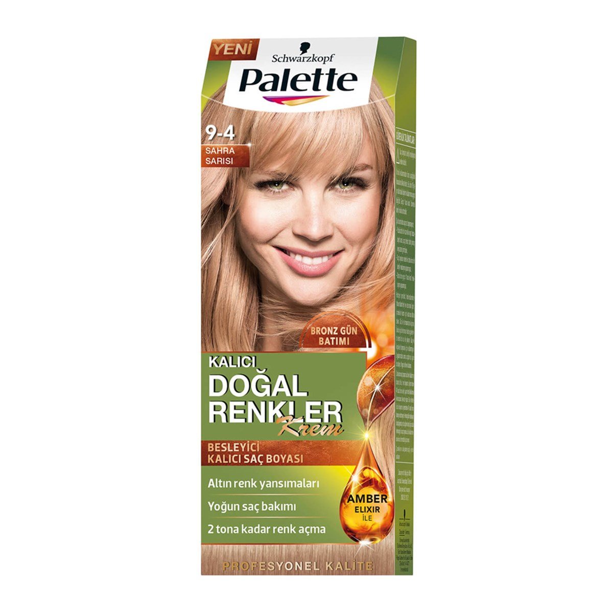Palette Kalıcı Doğal Renkler 9-4 Sahra Sarısı