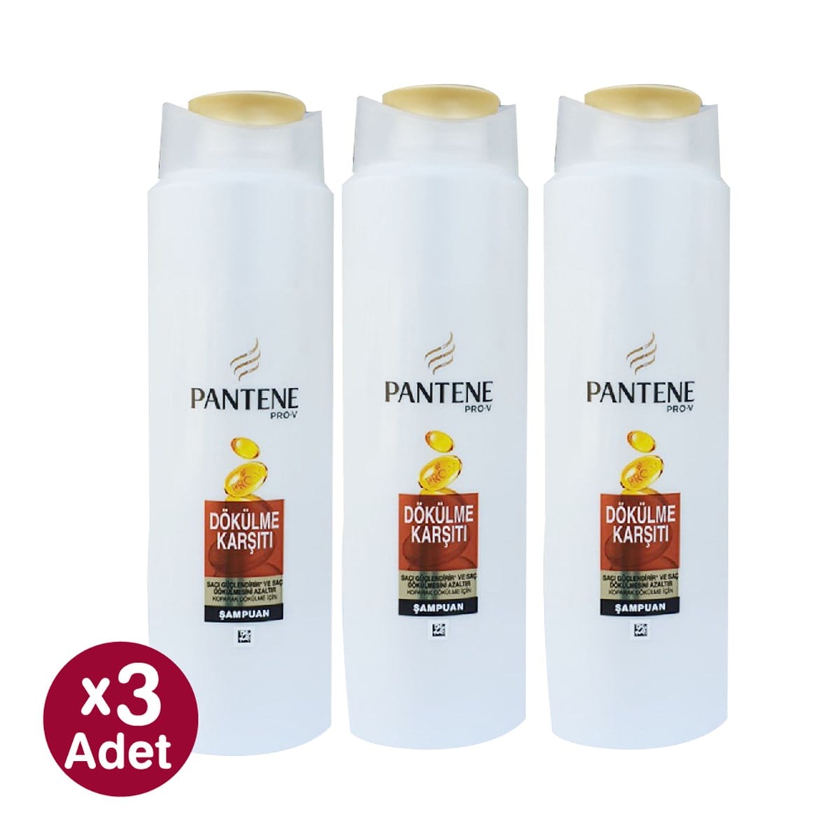 Pantene Dökülme Karşıtı Şampuan 300ml - x3 Adet