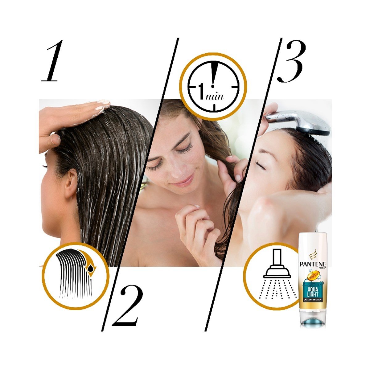 Pantene Saç Kremi Aqua Light 470 ml
