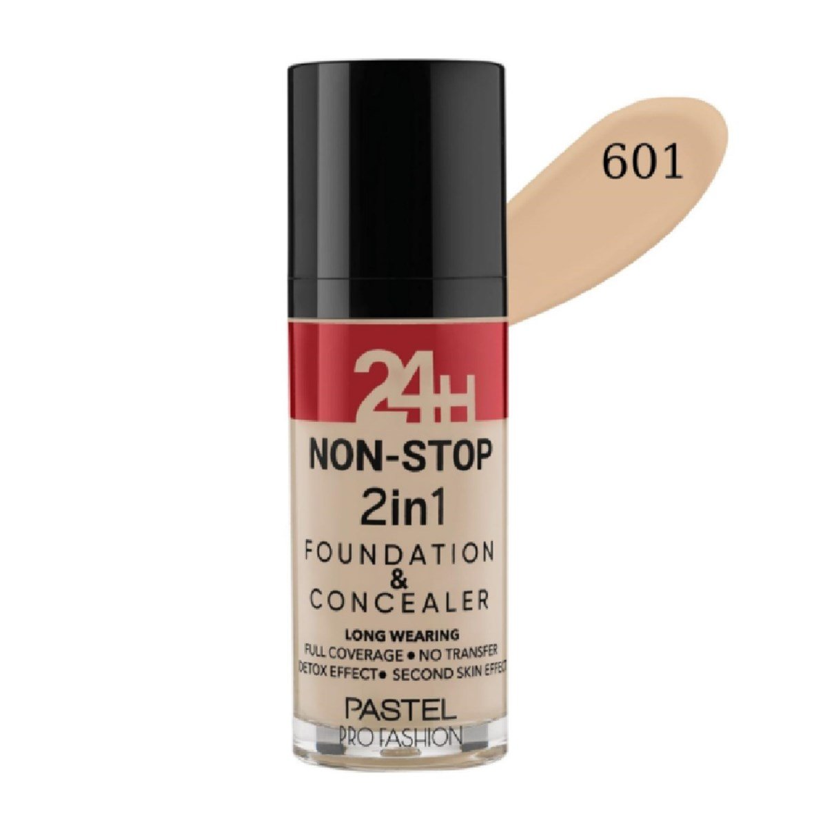 Pastel Profashion 24H Non-Stop 2in1 Fondöten & Kapatıcı Ivory No:601