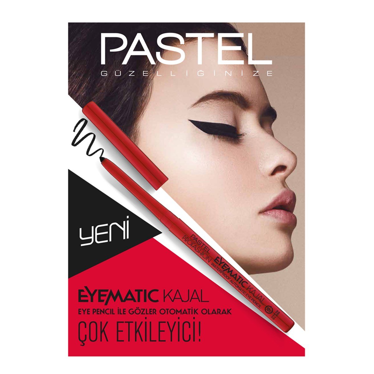 Pastel Profashion Eyematic Kajal Waterproof Automatic Eye Pencil