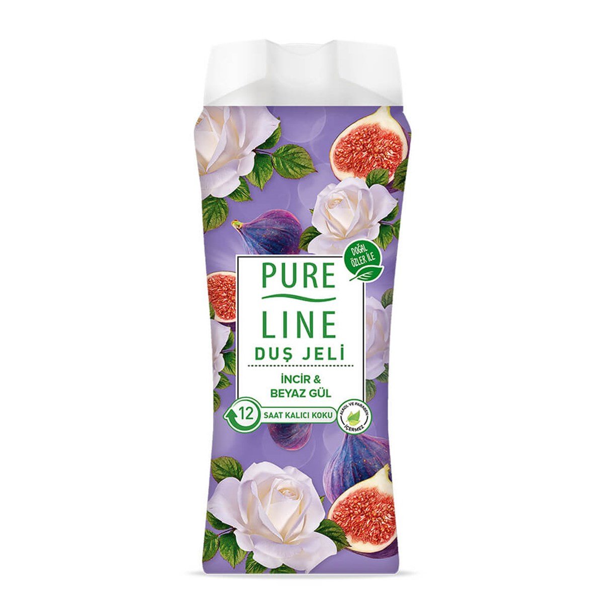 Pure Line Duş Jeli İncir ve Beyaz Gül 400 Ml 