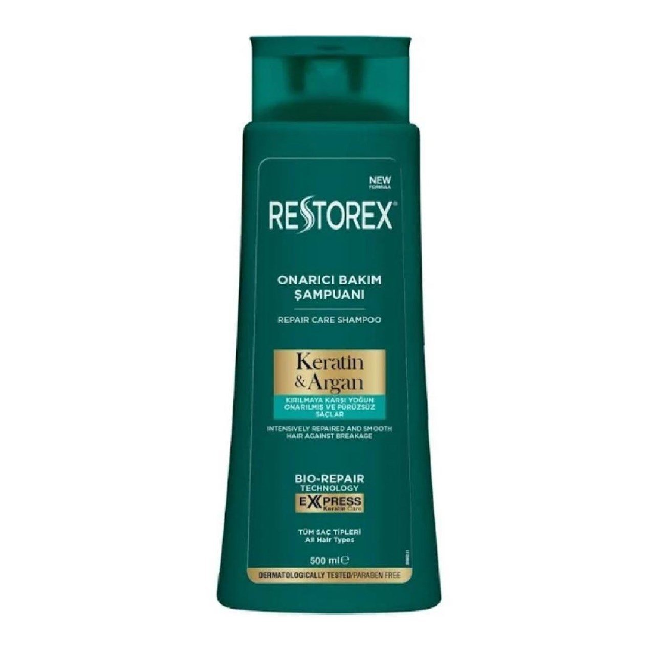 Restorex  Keratin & Argan Onarıcı Bakım Şampuanı 500 ml 