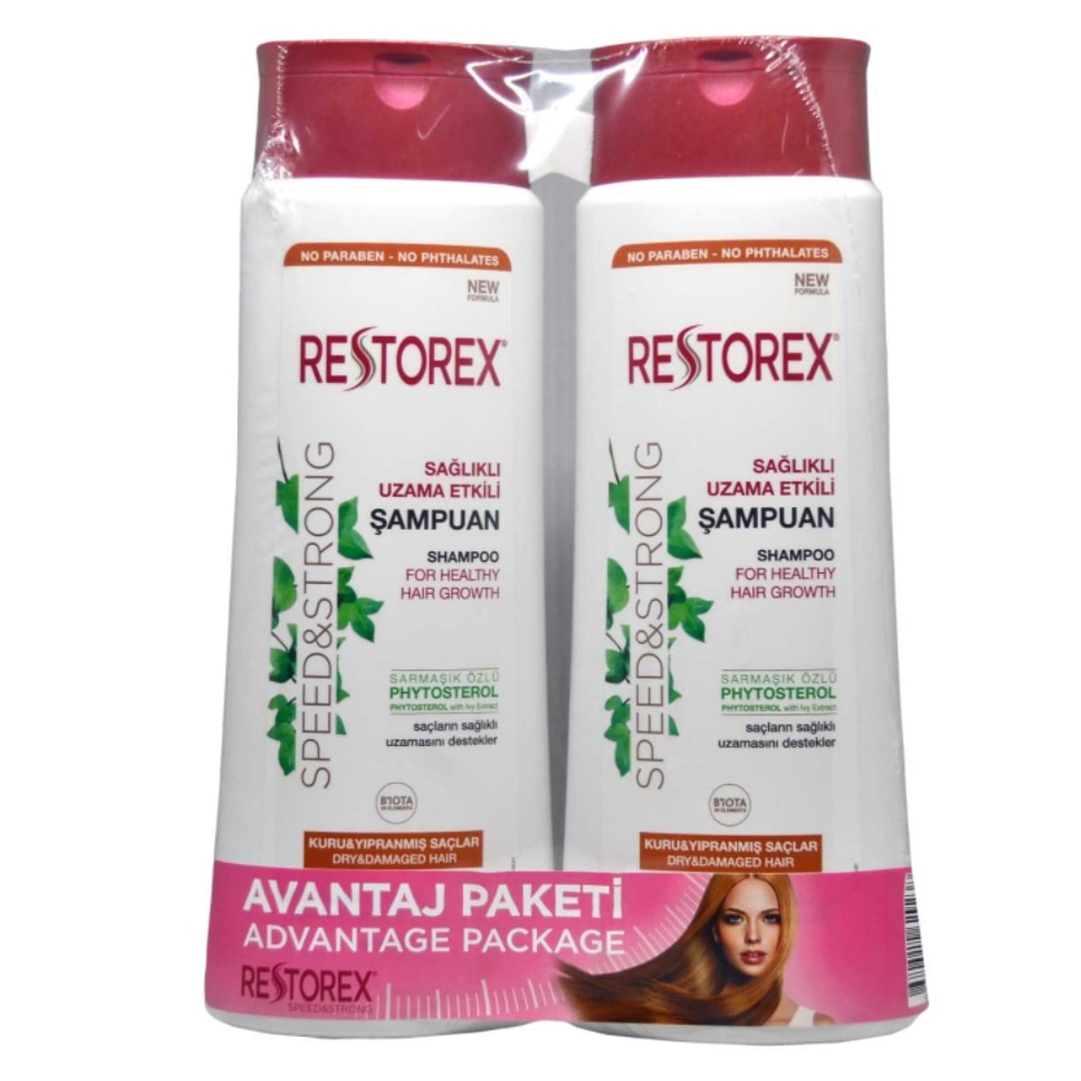 Restorex Şampuan Kuru Yıpranmış Saçlar İçin 500ml+500ml