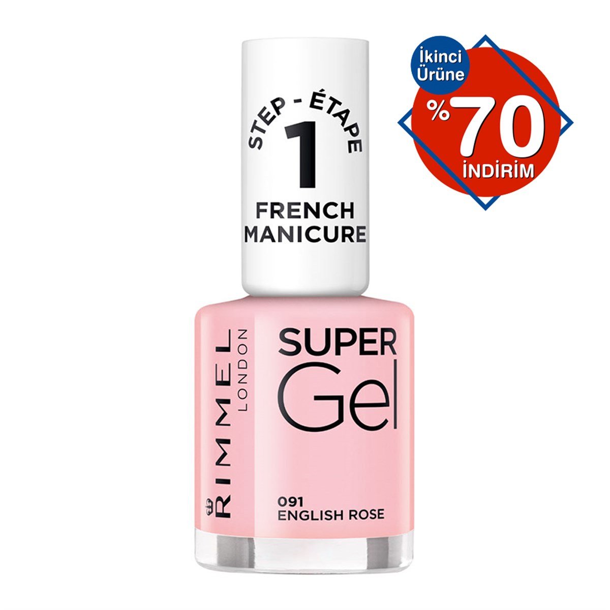 Rimmel London Super Gel French Manikür No.91