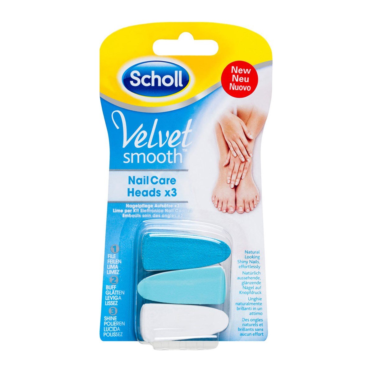 Scholl Velvet Smooth Tırnak Bakım Başlığı 3'lü