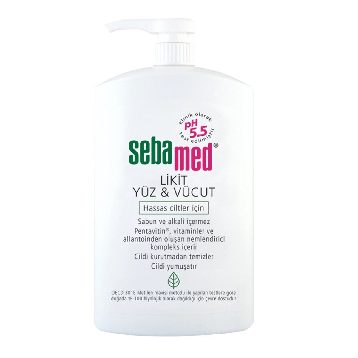 Sebamed Yüz&Vücut Likit Hassas Ciltler İçin 1000 ml 