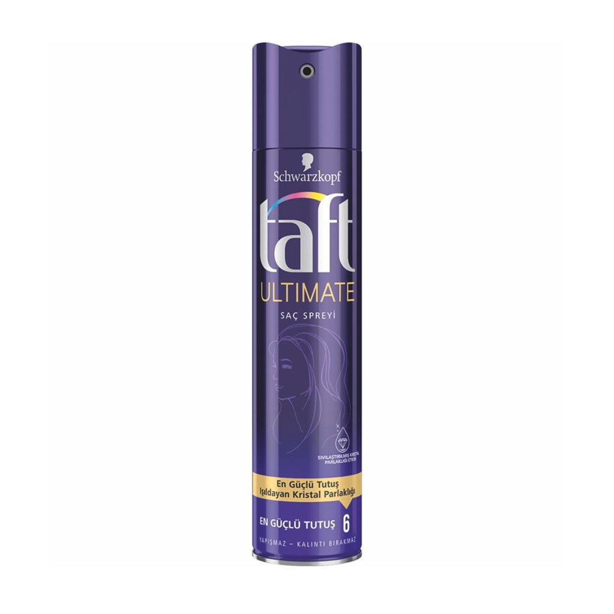 Taft Ultimate En Güçlü Tutuş Saç Spreyi 250 Ml