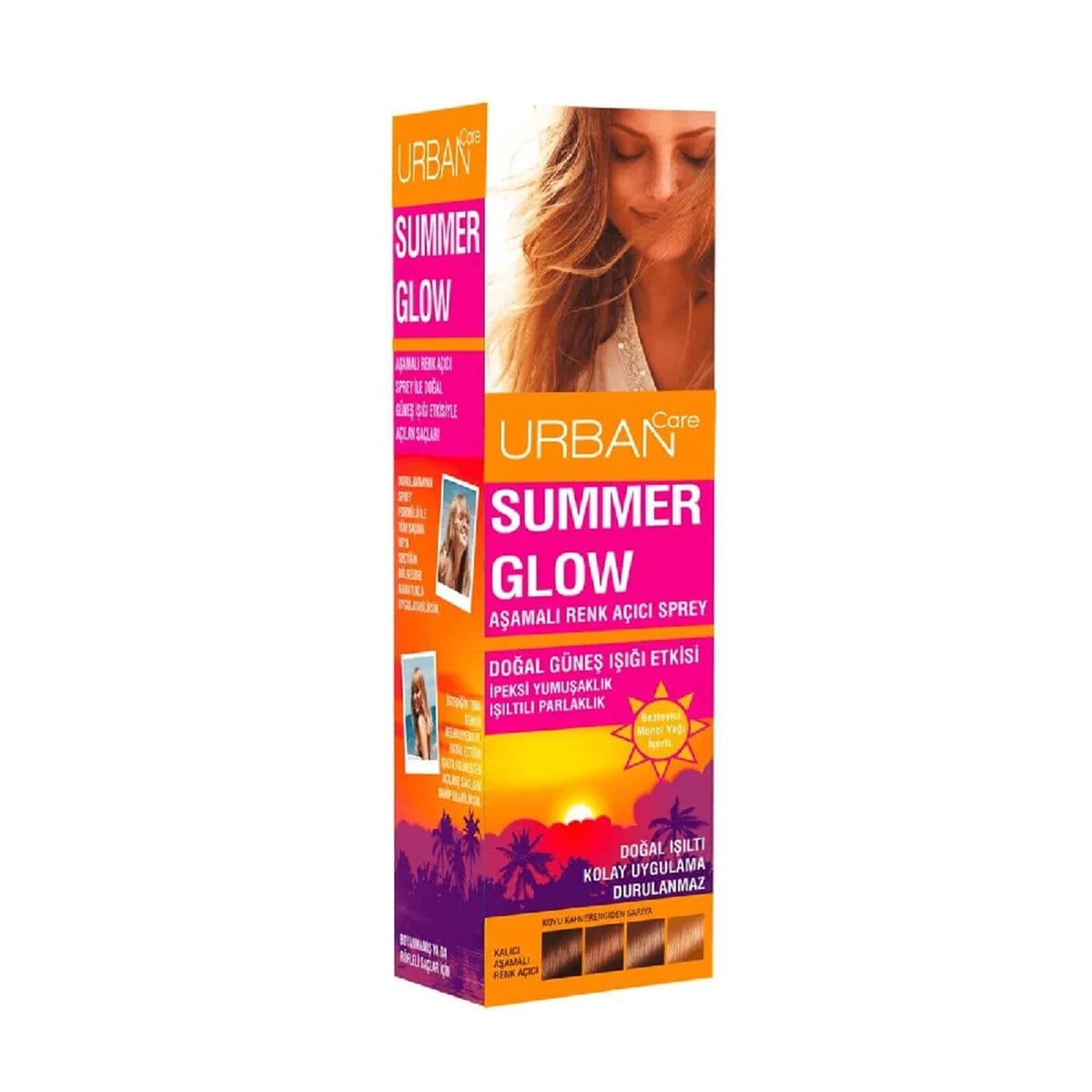 Urban Care Aşamalı Renk Açıcı Sprey Summer Glow Güneş Işığı Etkisi 150ml