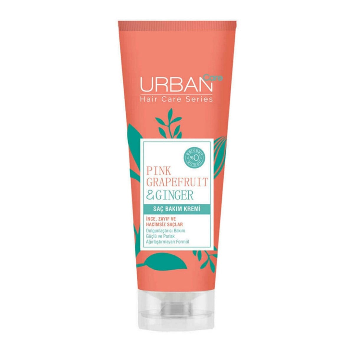 Urban Care Saç Kremi Pembe Greyfurt & Zencefil İnce, Zayıf ve Yıpranmış Saçlar 250 ml