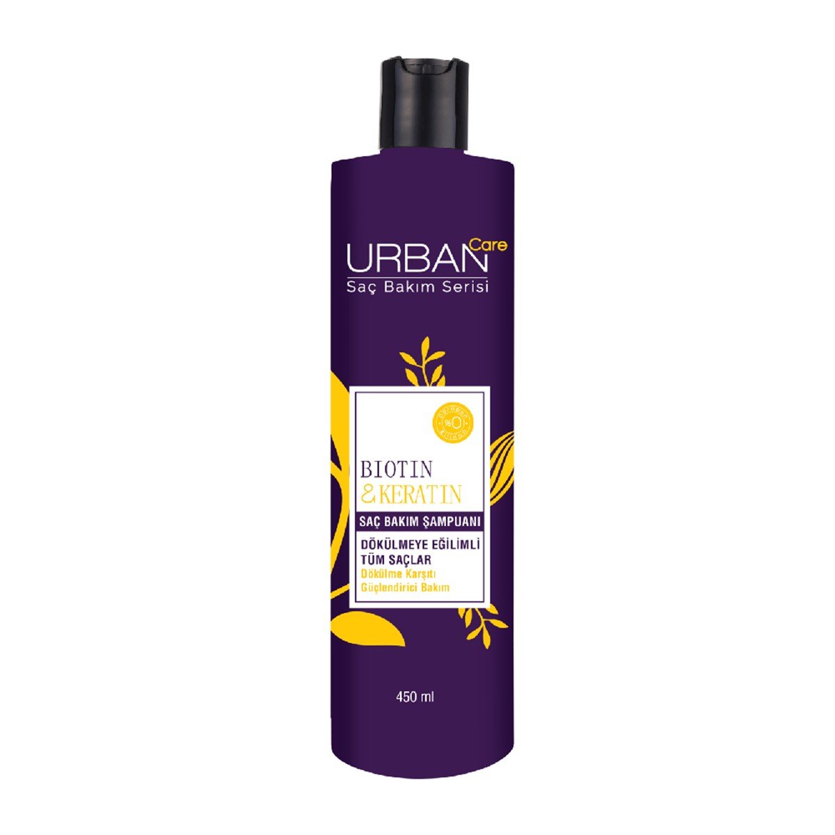 Urban Care Şampuan Biotin & Keratin Dökülmeye Eğilimli Tüm Saçlar 450 ml