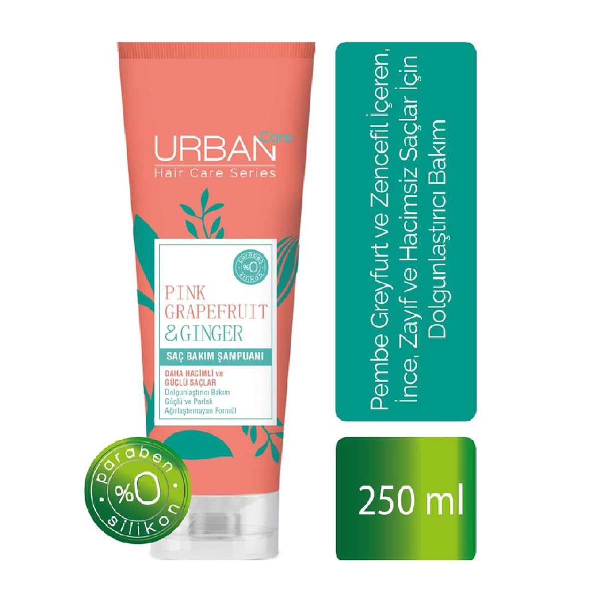 Urban Care Şampuan Pembe Greyfurt & Zencefil 250 ml