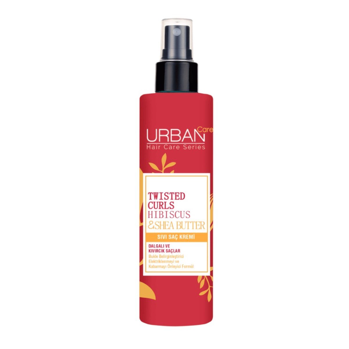 Urban Care Sıvı Saç Bakım Kremi Twisted Curls Hibiscus & Shea Butter Uv+ Protectant  Dalgalı ve Kıvırcık Saçlar 200 ml