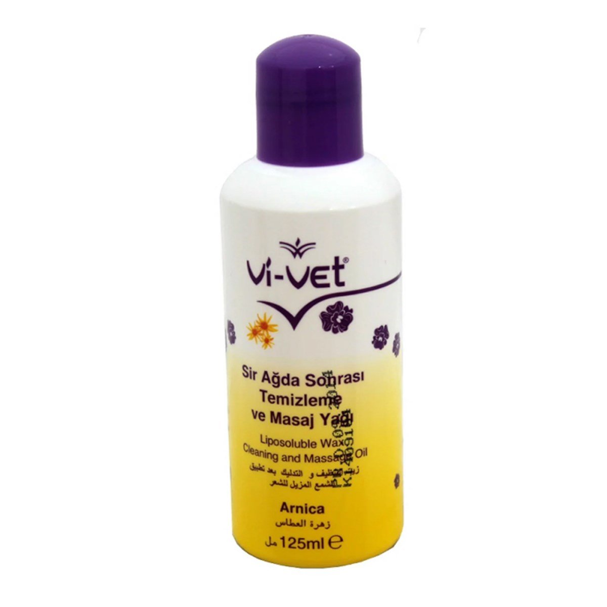 Vivet Sir Ağda Sonrası Temizleme Ve Masaj Yağı Arnica 125 ml