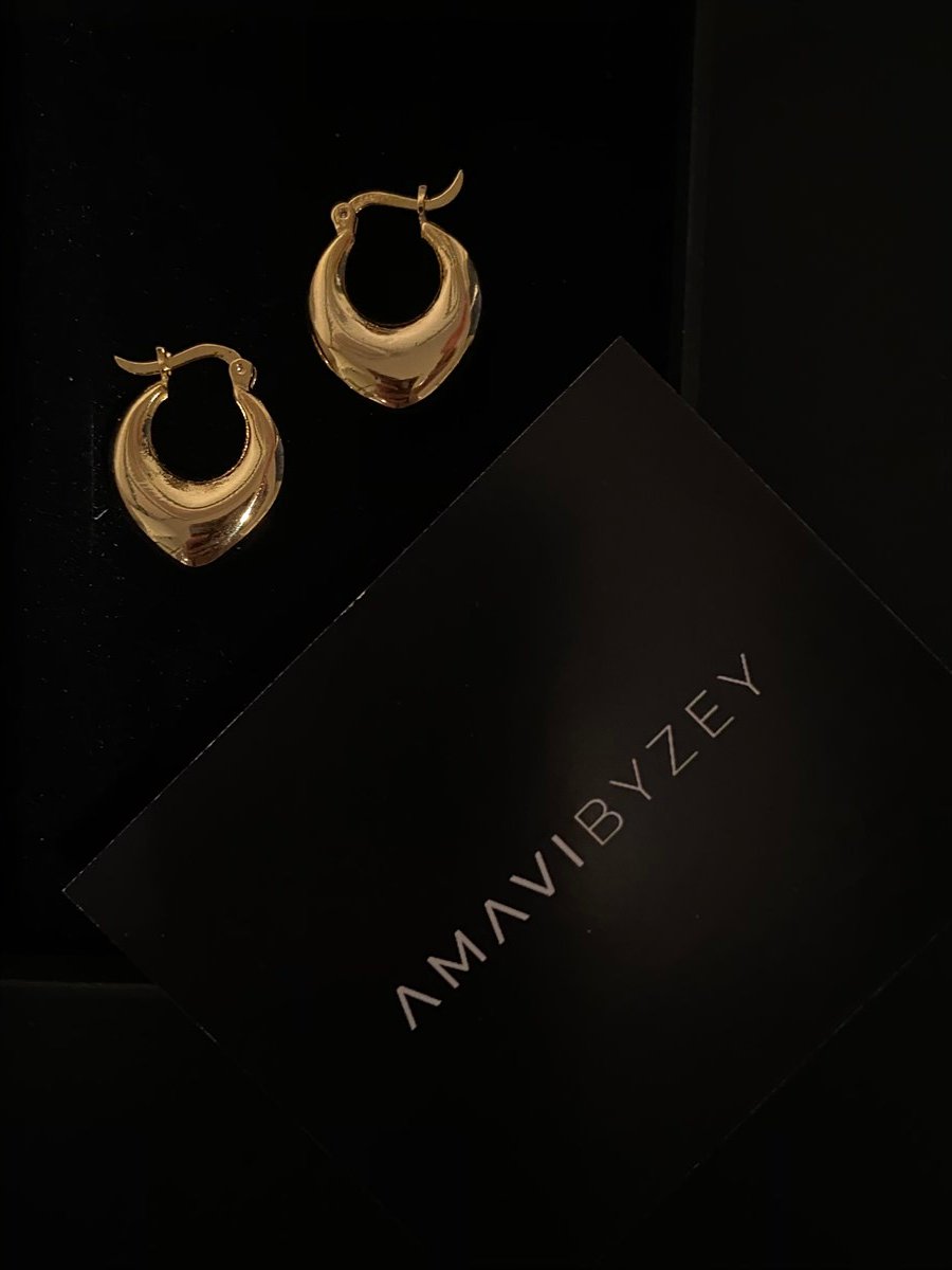 Eve Mini Oval Halka Küpe