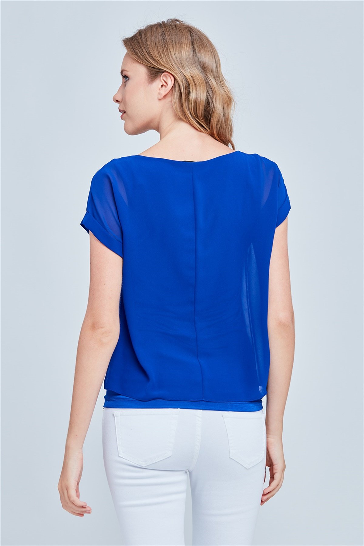 Bluz Saks Mavi / Sax Blue