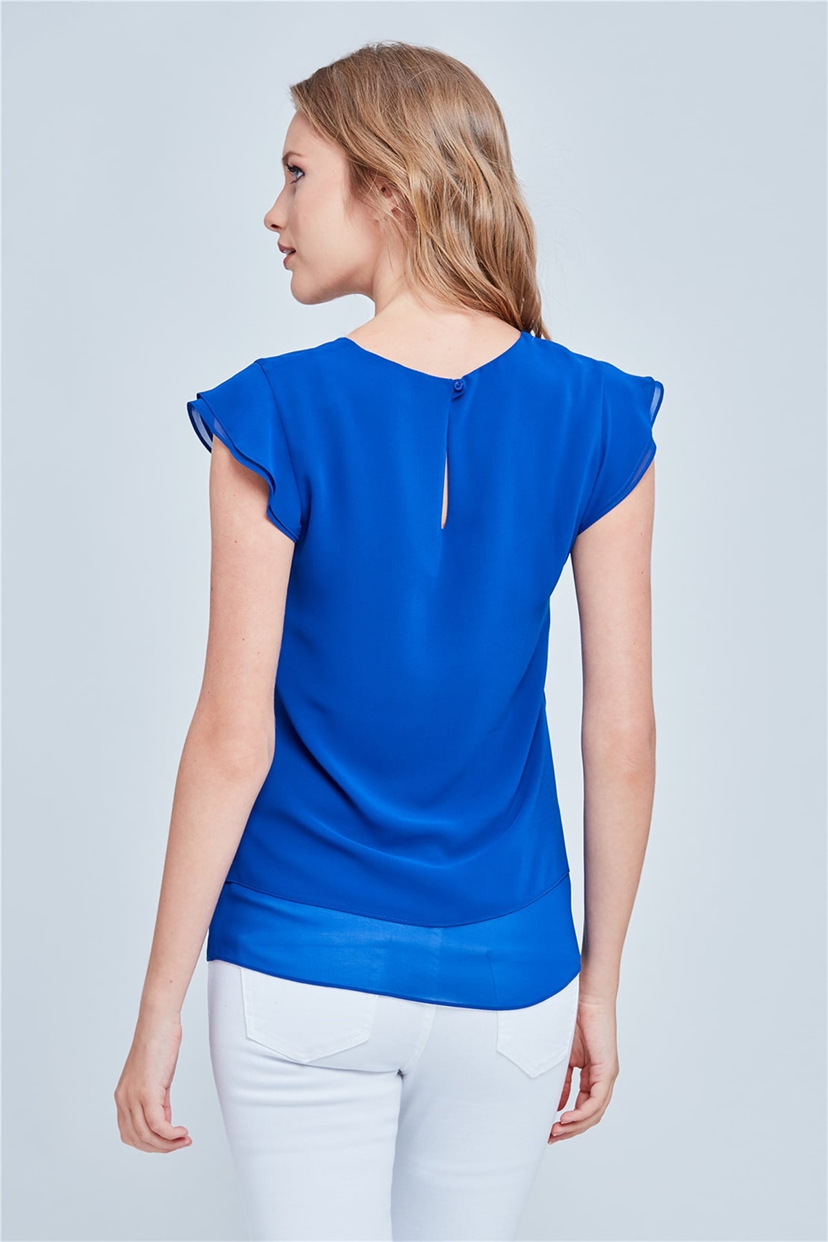 Bluz Saks Mavi / Sax Blue