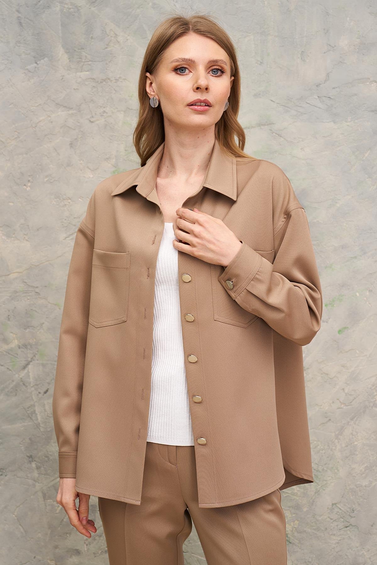 Poo Yaka-Cep Detaylı, Ceket