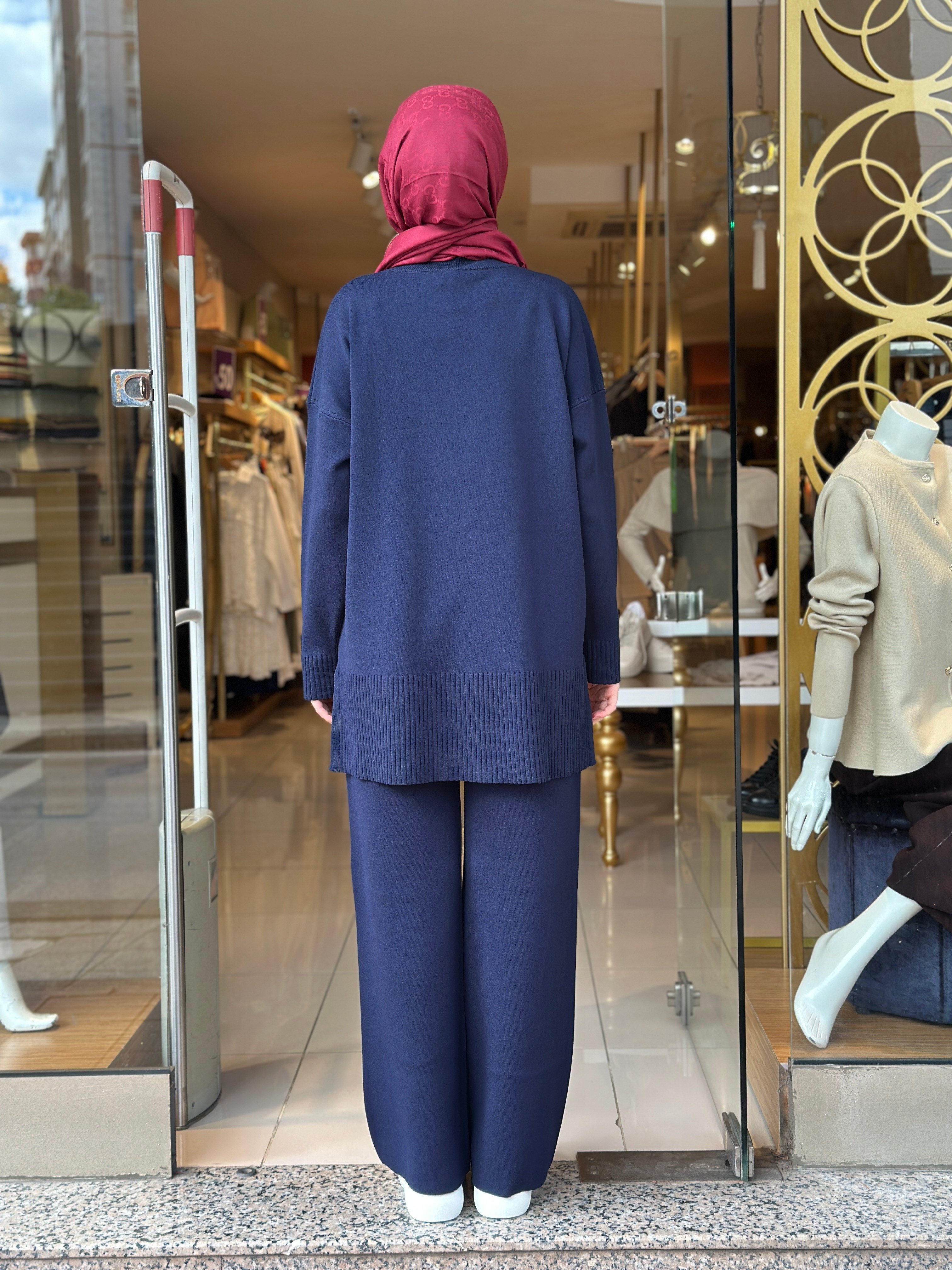 Basic Triko Takım - Lacivert