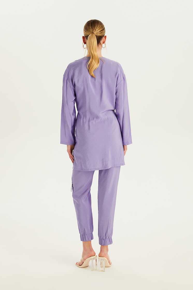 Cepli Relax Fit Bluz - Lila