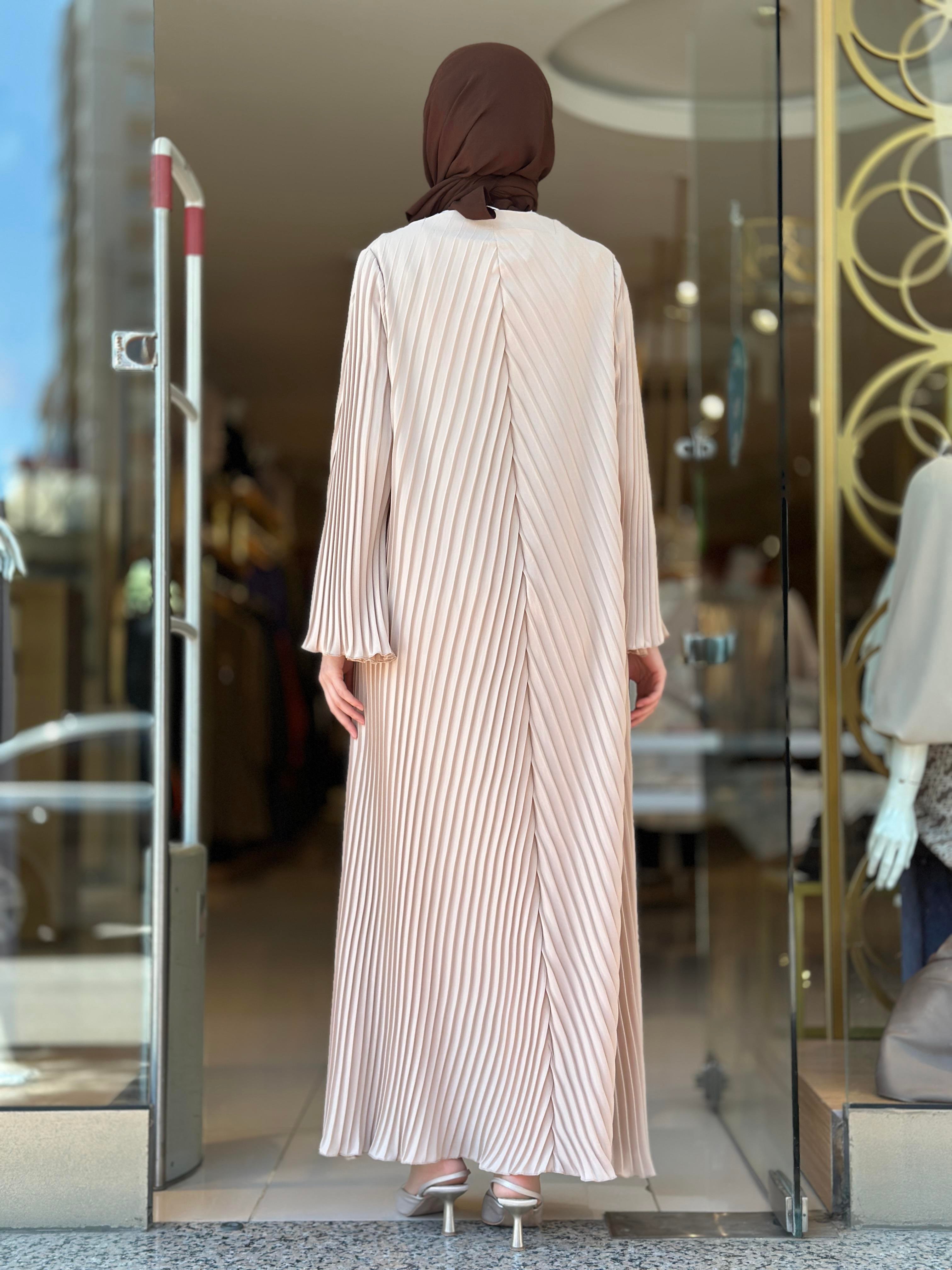 Piliseli Akor Abaya - Bej