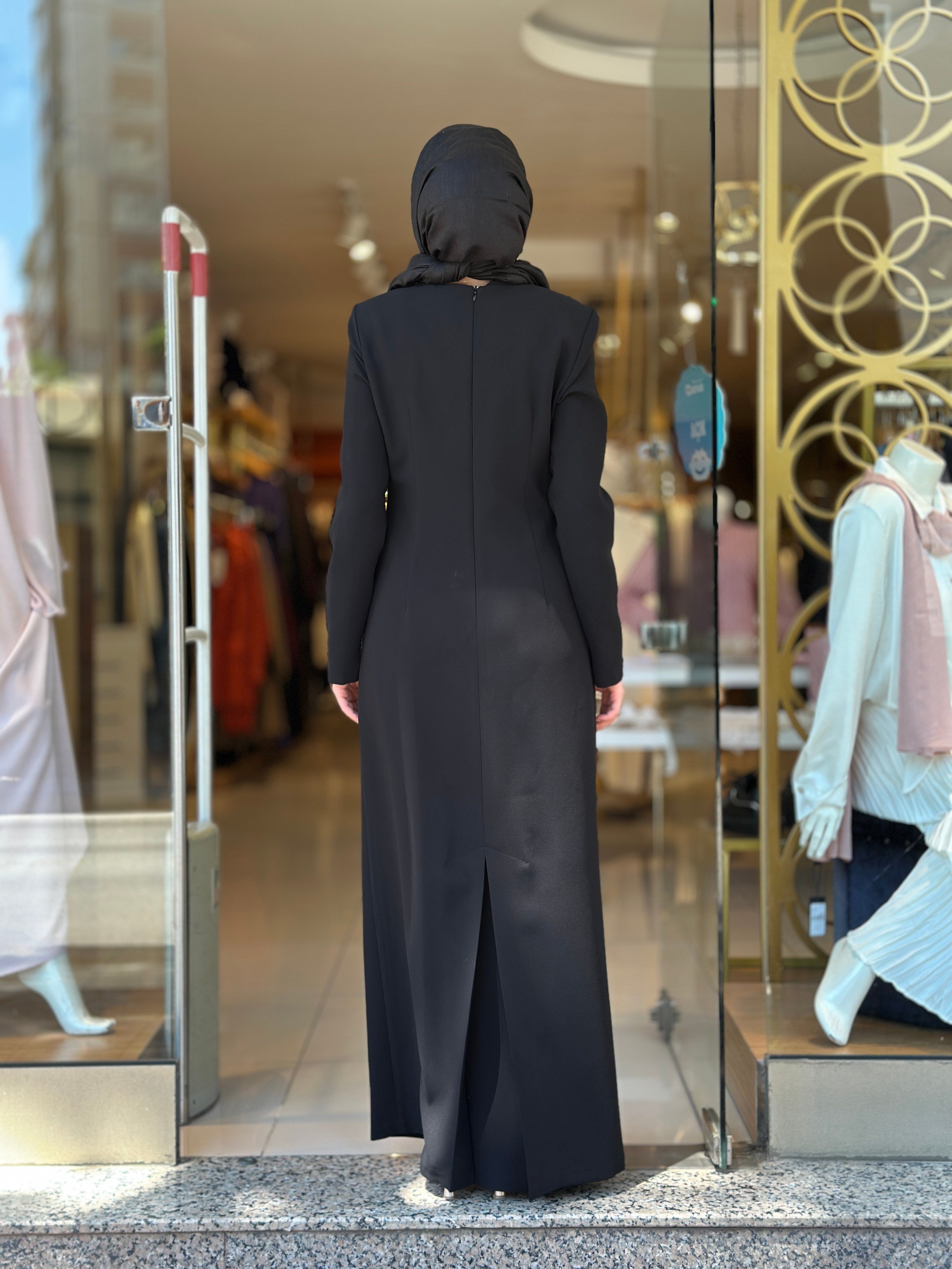 Senna Design Livia Elbise - Siyah 