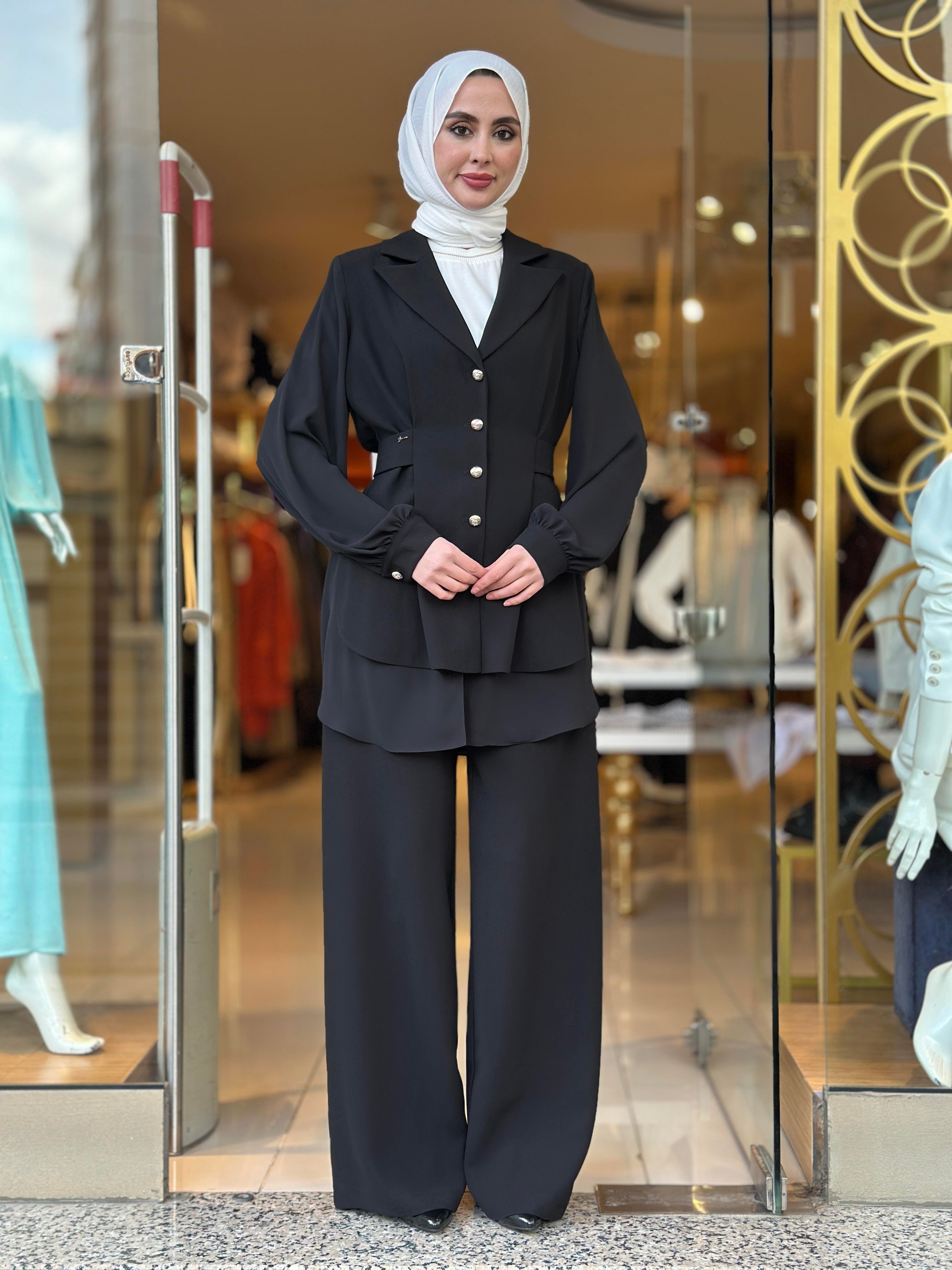 Senna Freja Takım - Siyah 