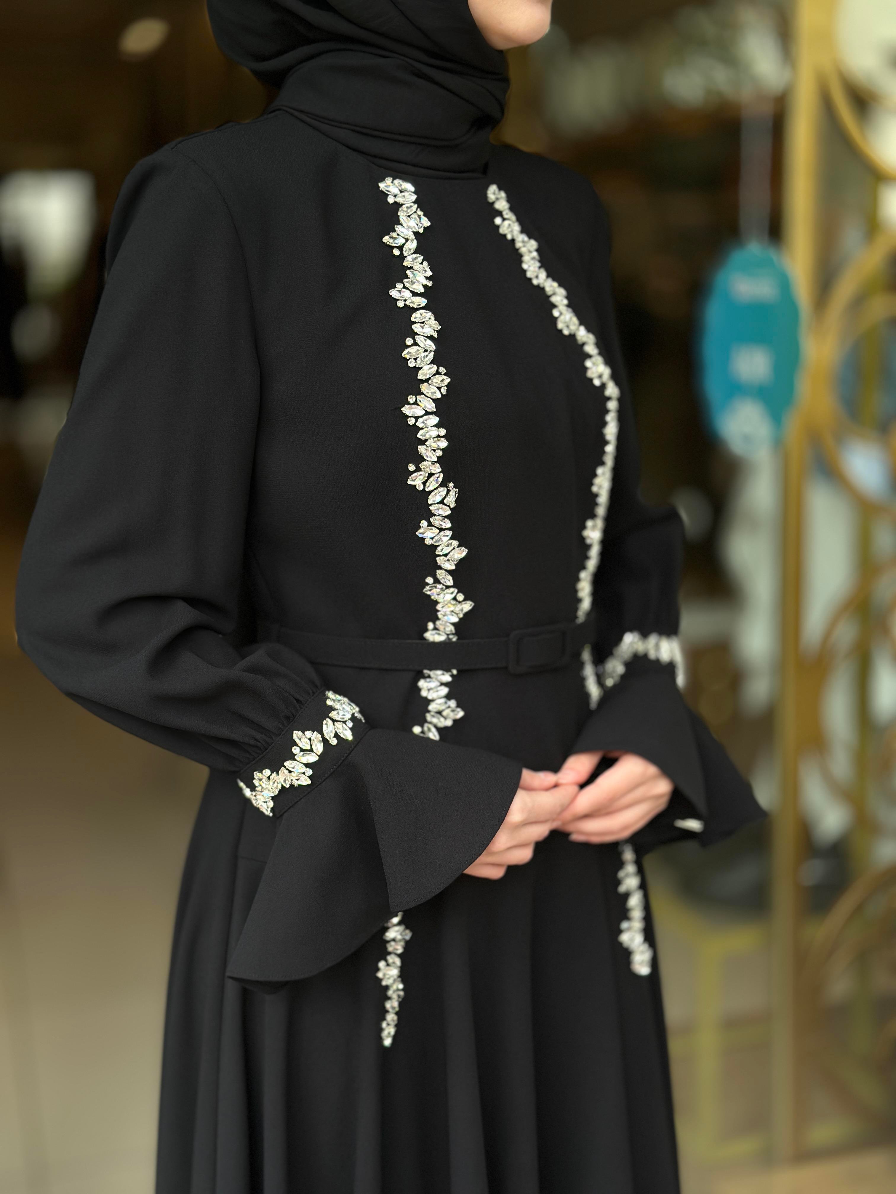 Senna Luxa Elbise - Siyah