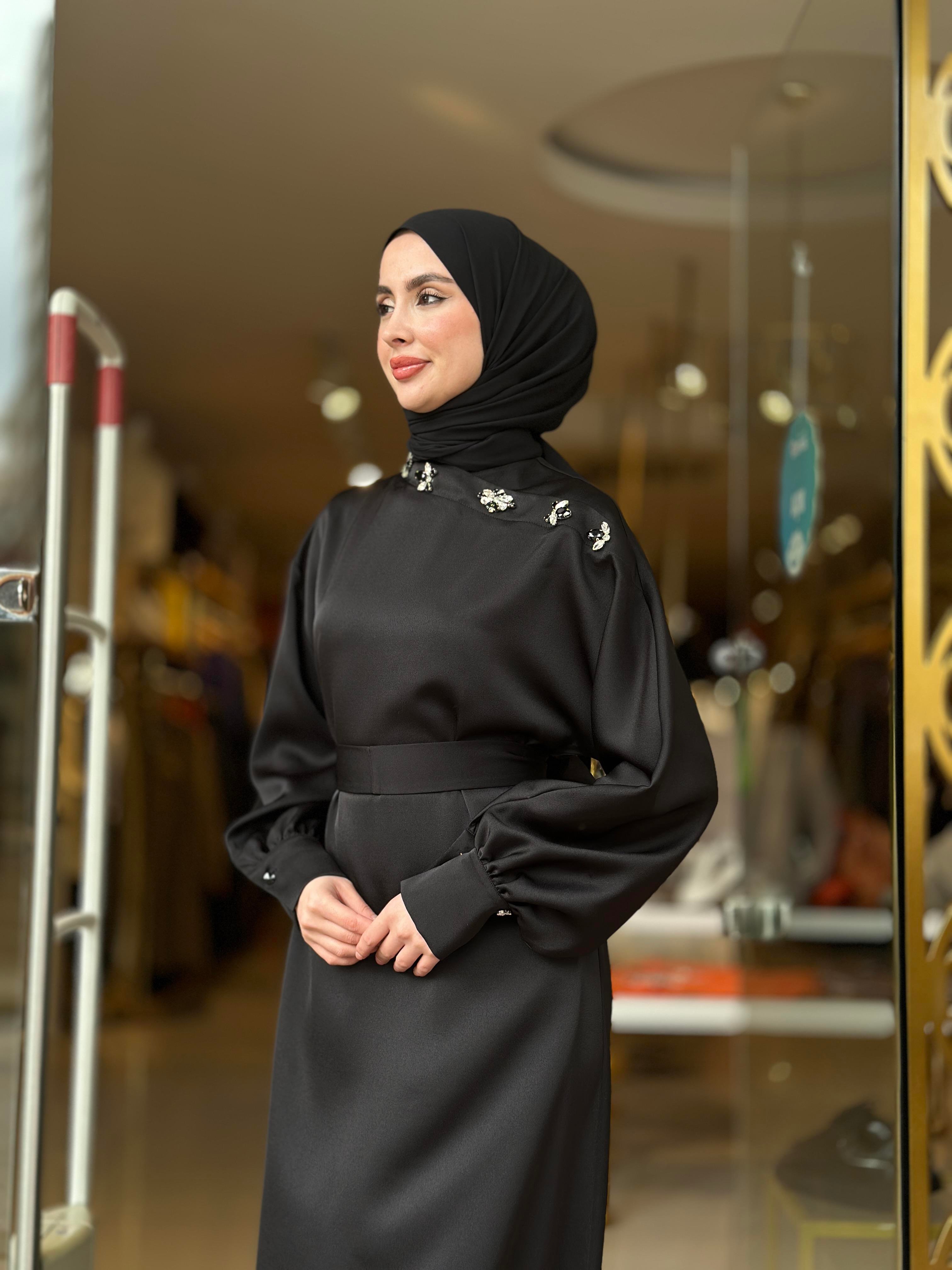 Senna Orıana Elbise - Siyah