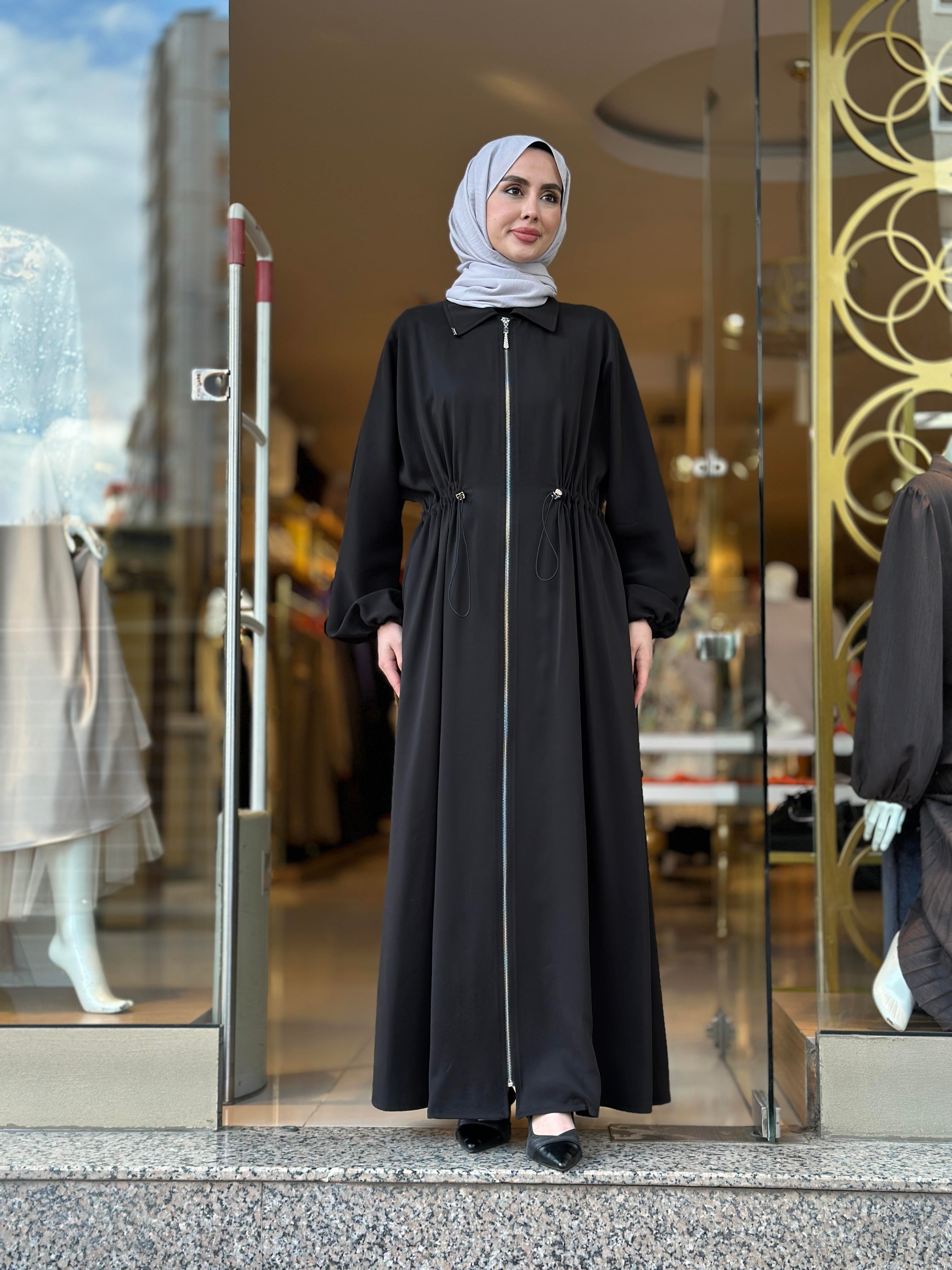 Senna Shon Elbise - Siyah