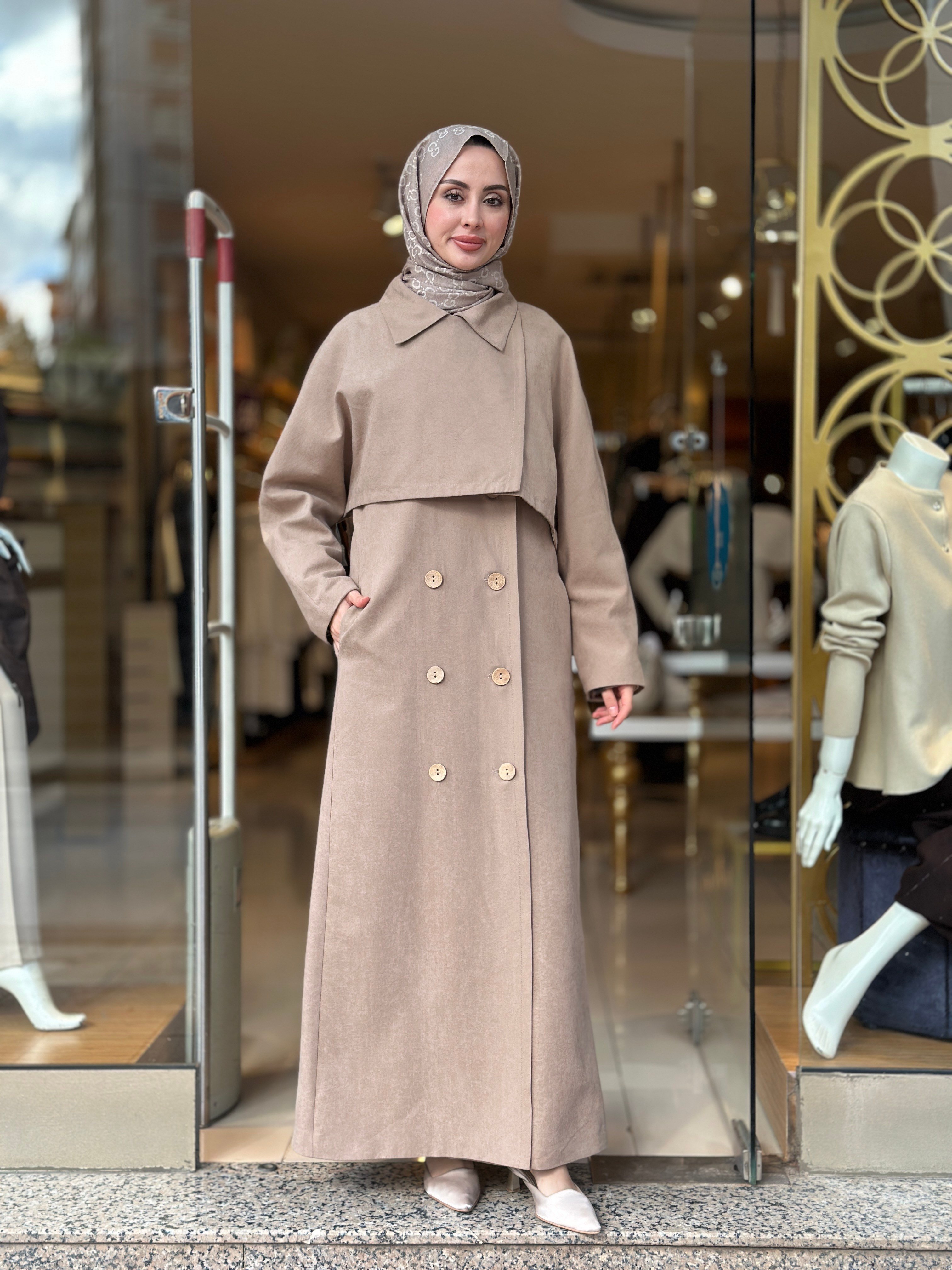Vogue İkili Trençkot - Deve Tüyü