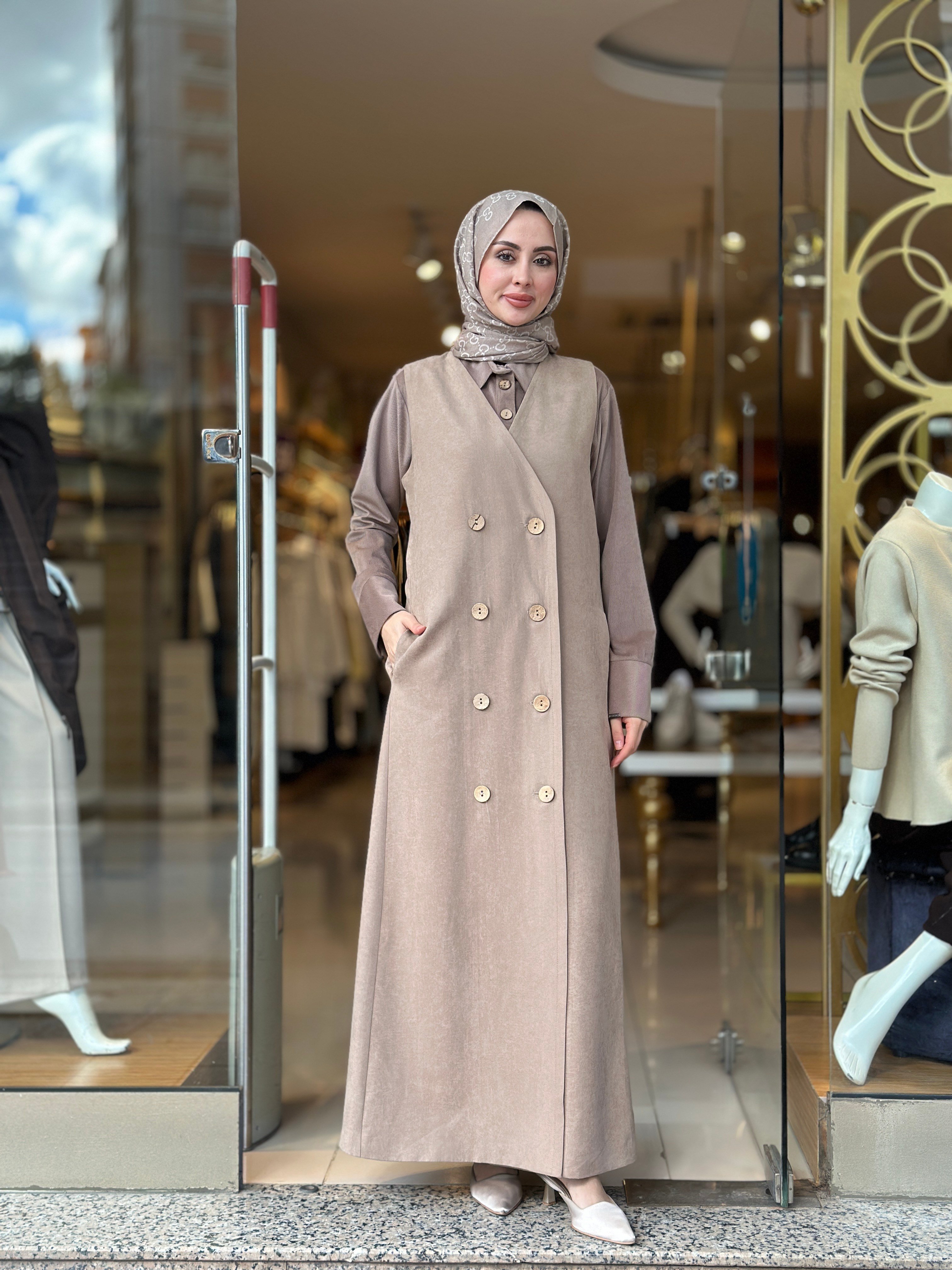 Vogue İkili Trençkot - Deve Tüyü