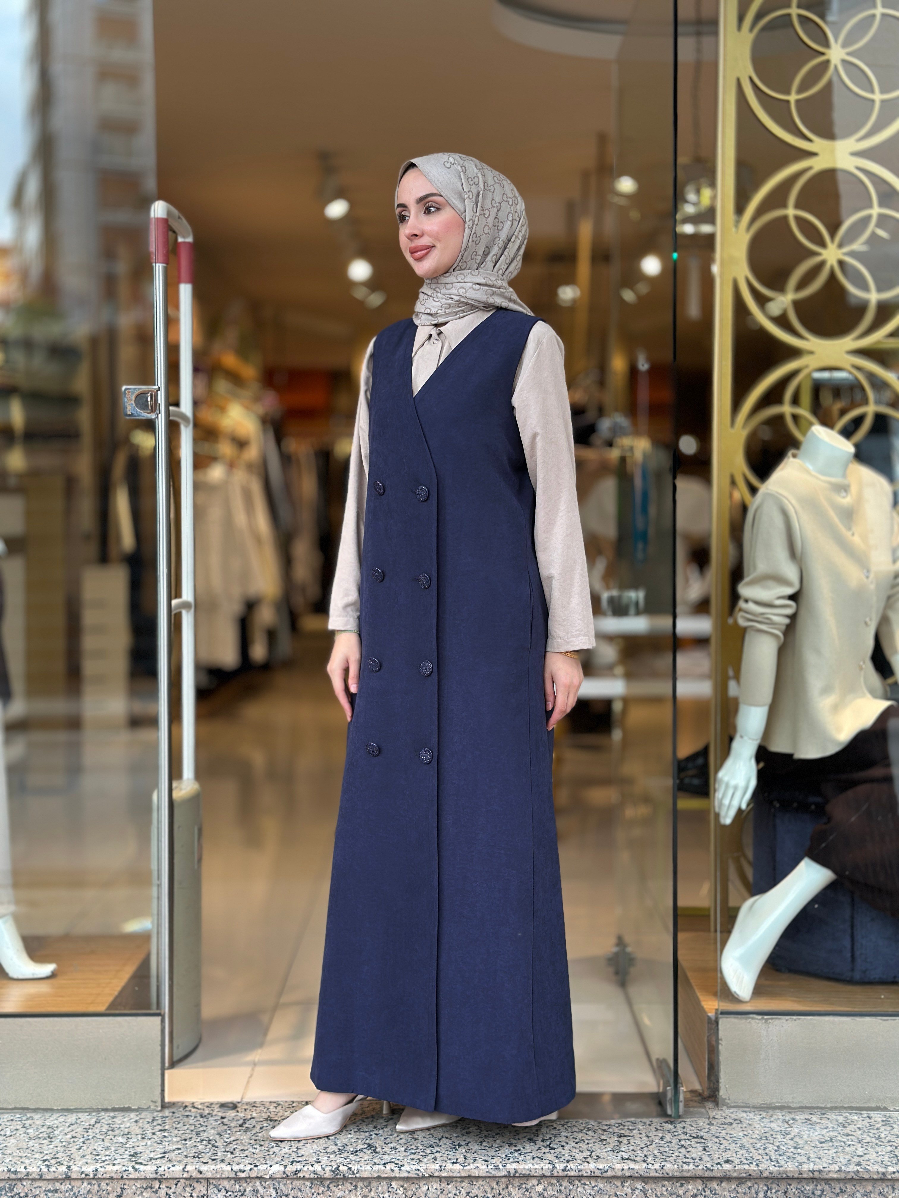 Vogue İkili Trençkot - Lacivert
