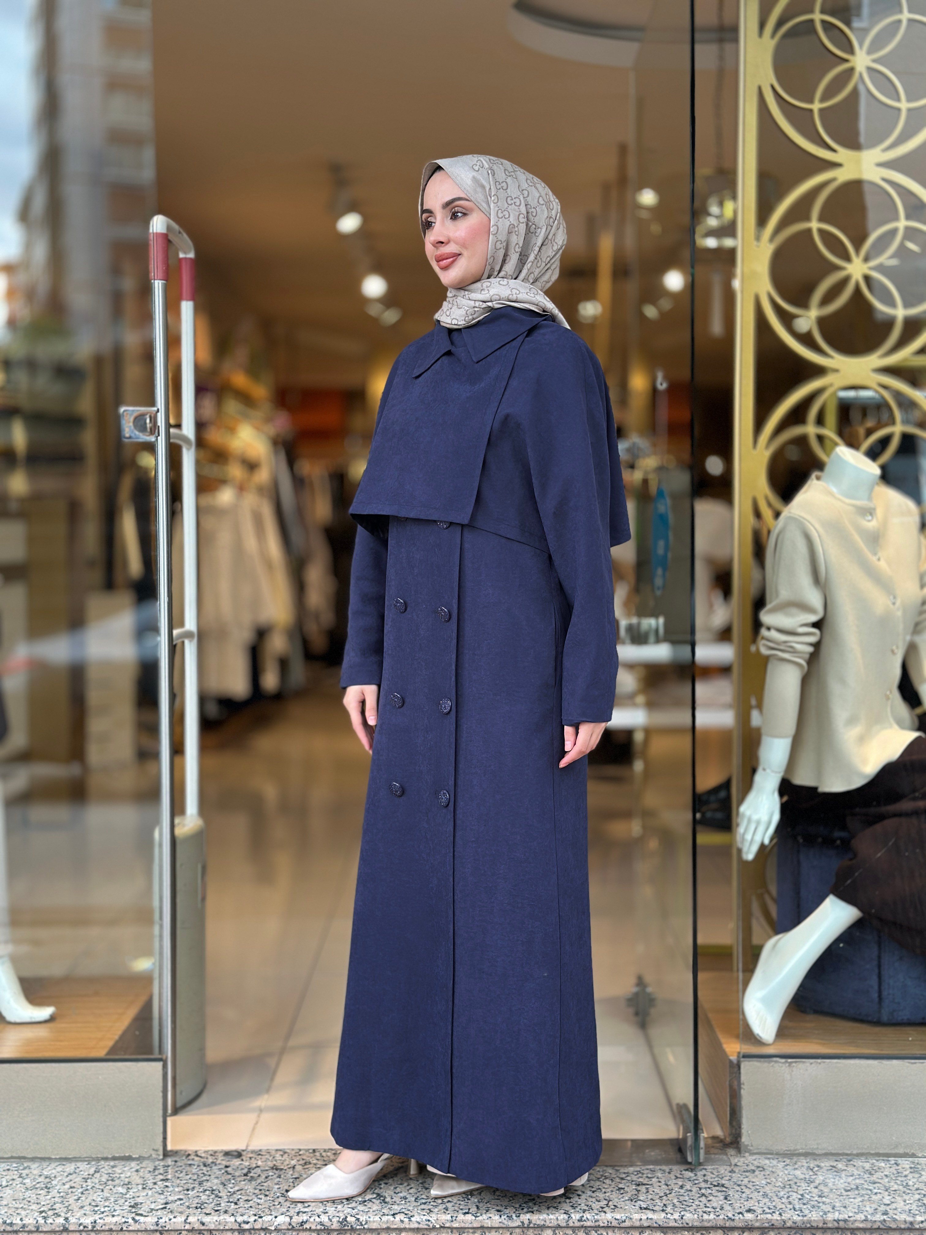 Vogue İkili Trençkot - Lacivert