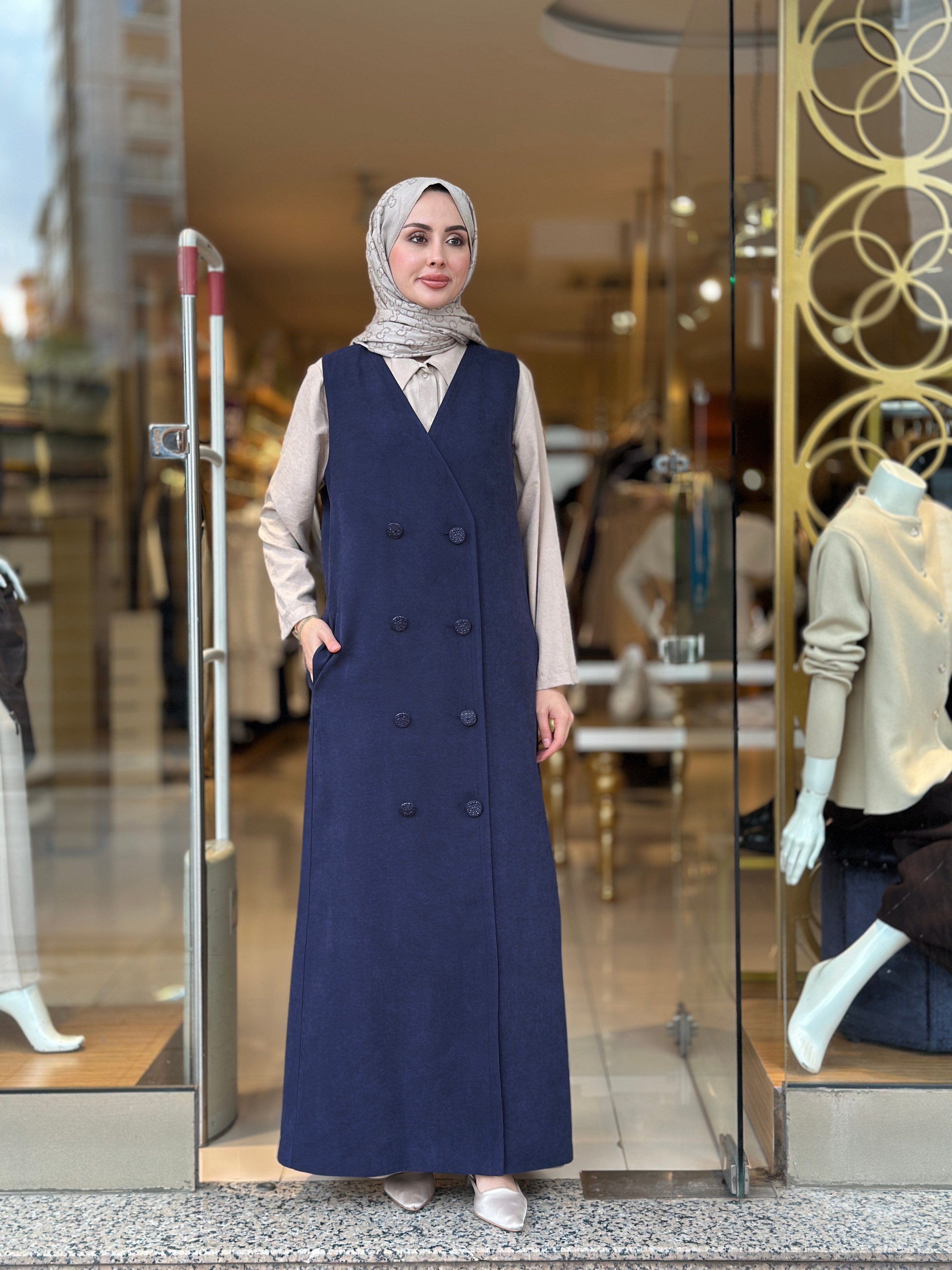 Vogue İkili Trençkot - Lacivert