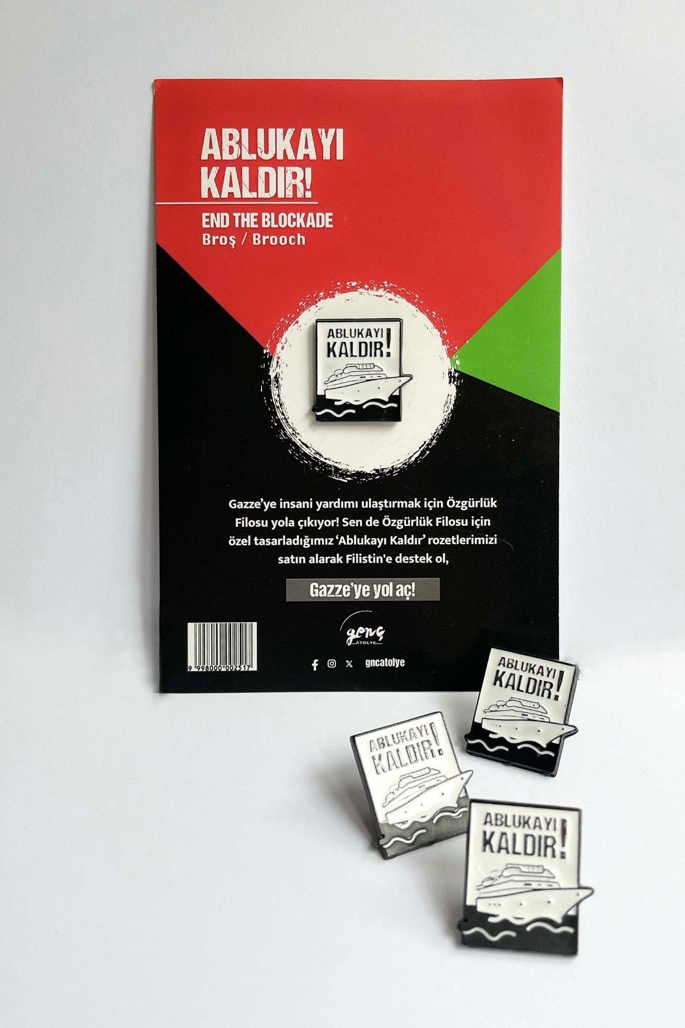 ABLUKAYI KALDIR ROZET/BROŞ