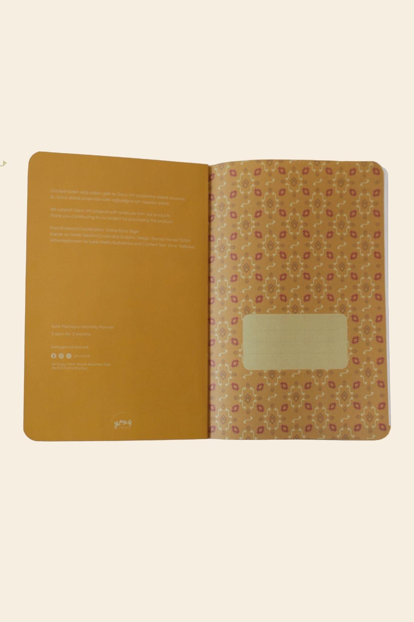 AYLIK PLANLAYICI-MONTHLY PLANNER / ANADOLU SARI