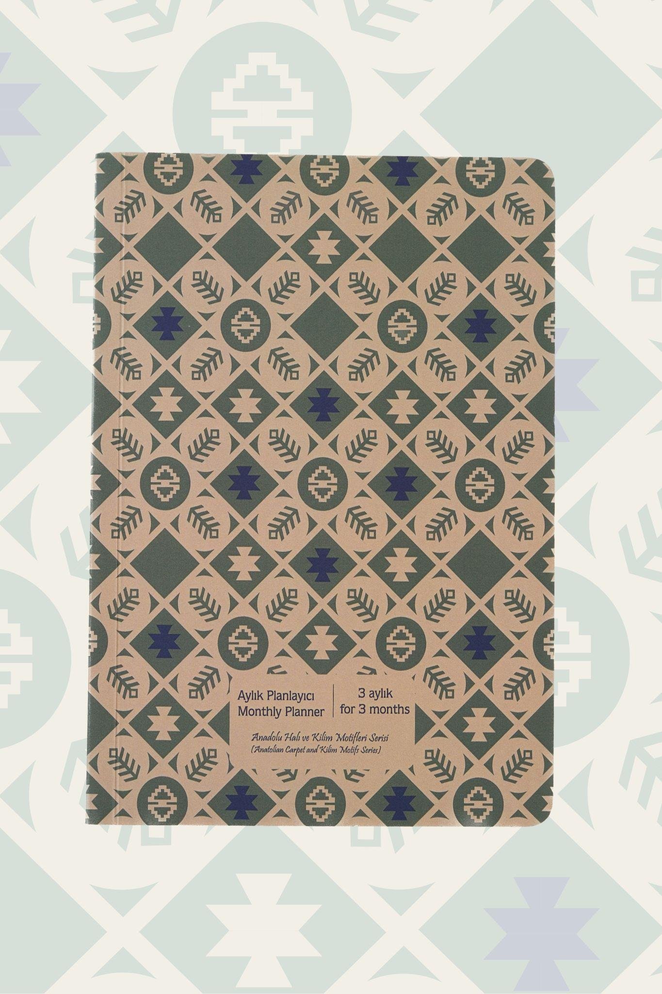 AYLIK PLANLAYICI-MONTHLY PLANNER / ANADOLU YEŞİL