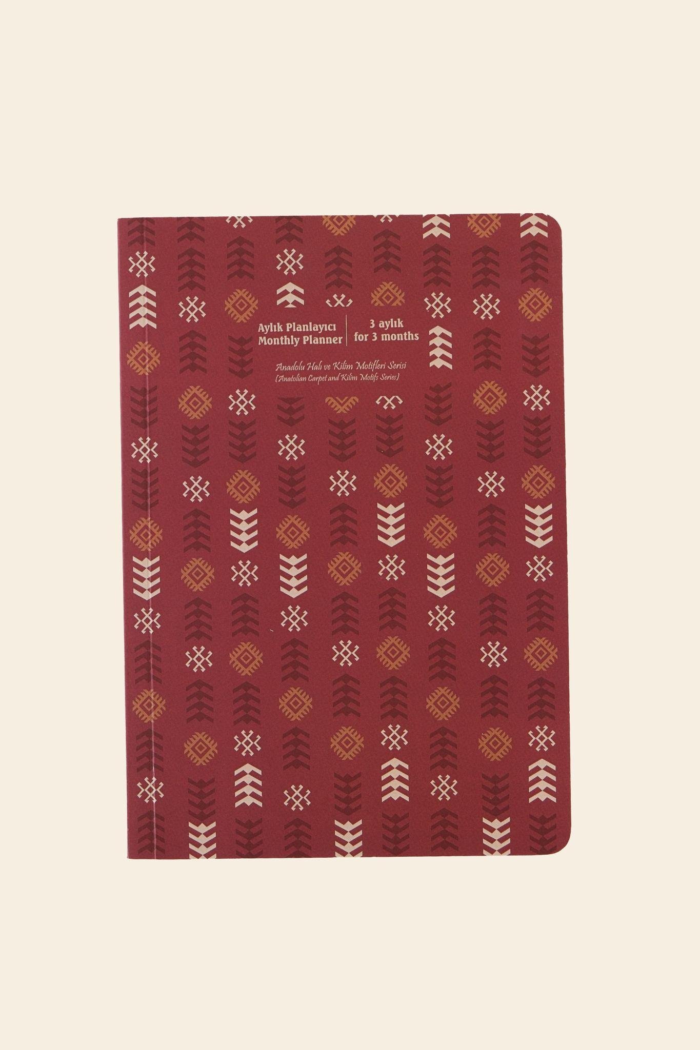 AYLIK PLANLAYICI-MONTHLY PLANNER / ANADOLU KIRMIZI