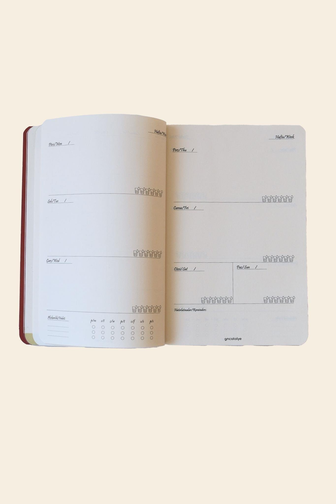 AYLIK PLANLAYICI-MONTHLY PLANNER / ANADOLU MAVİ