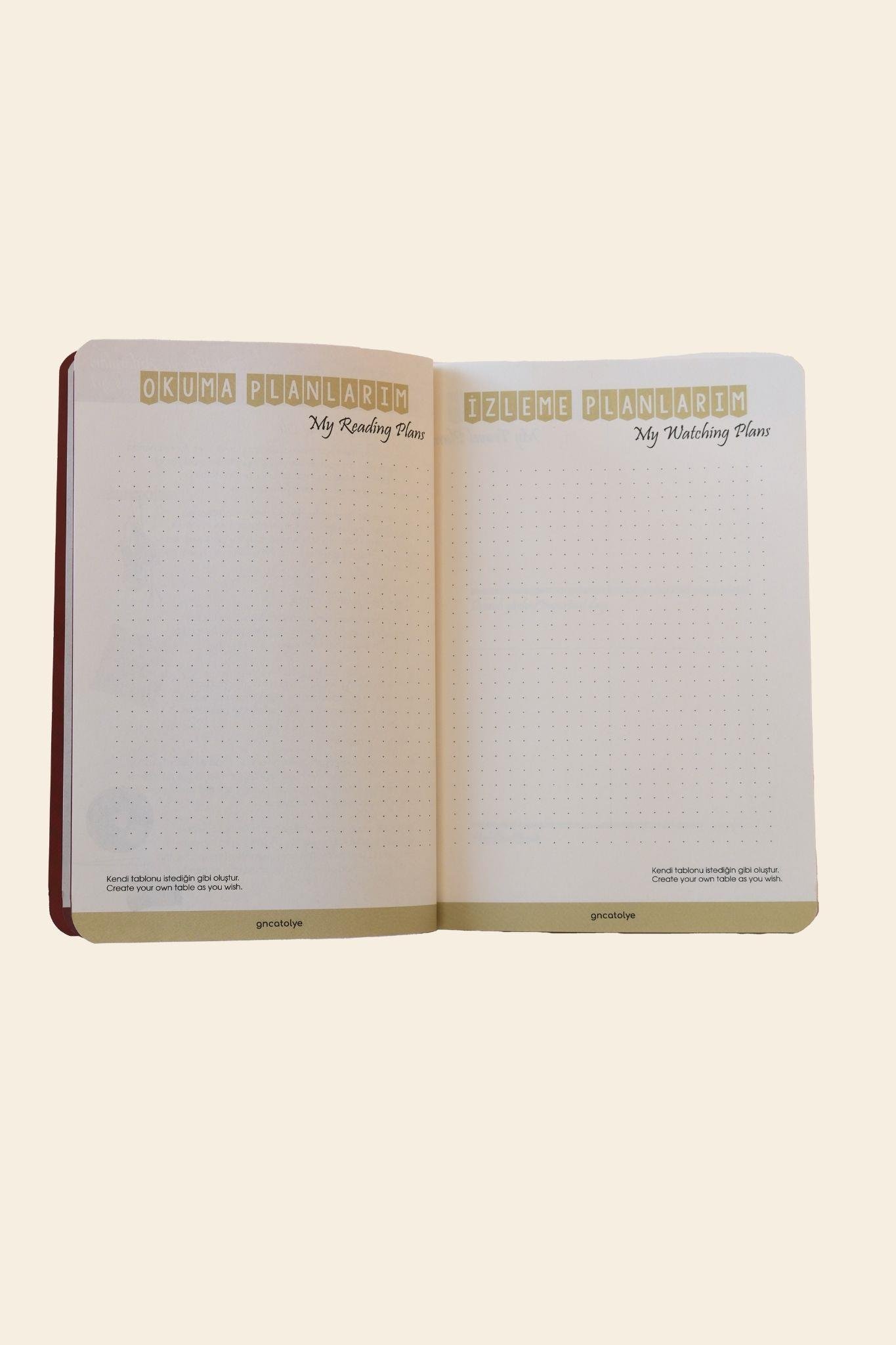AYLIK PLANLAYICI-MONTHLY PLANNER / ANADOLU SARI