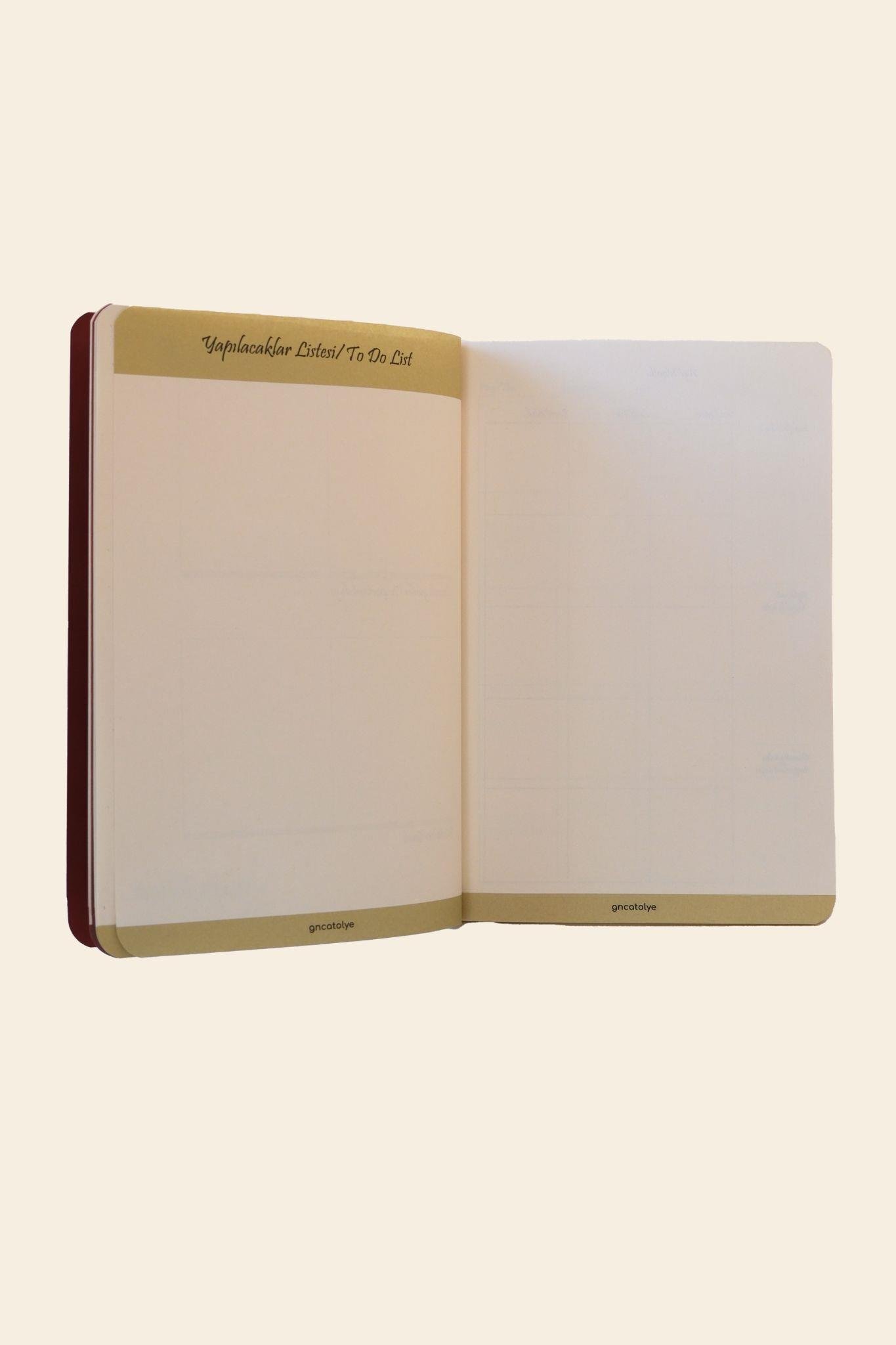 AYLIK PLANLAYICI-MONTHLY PLANNER / ANADOLU SARI