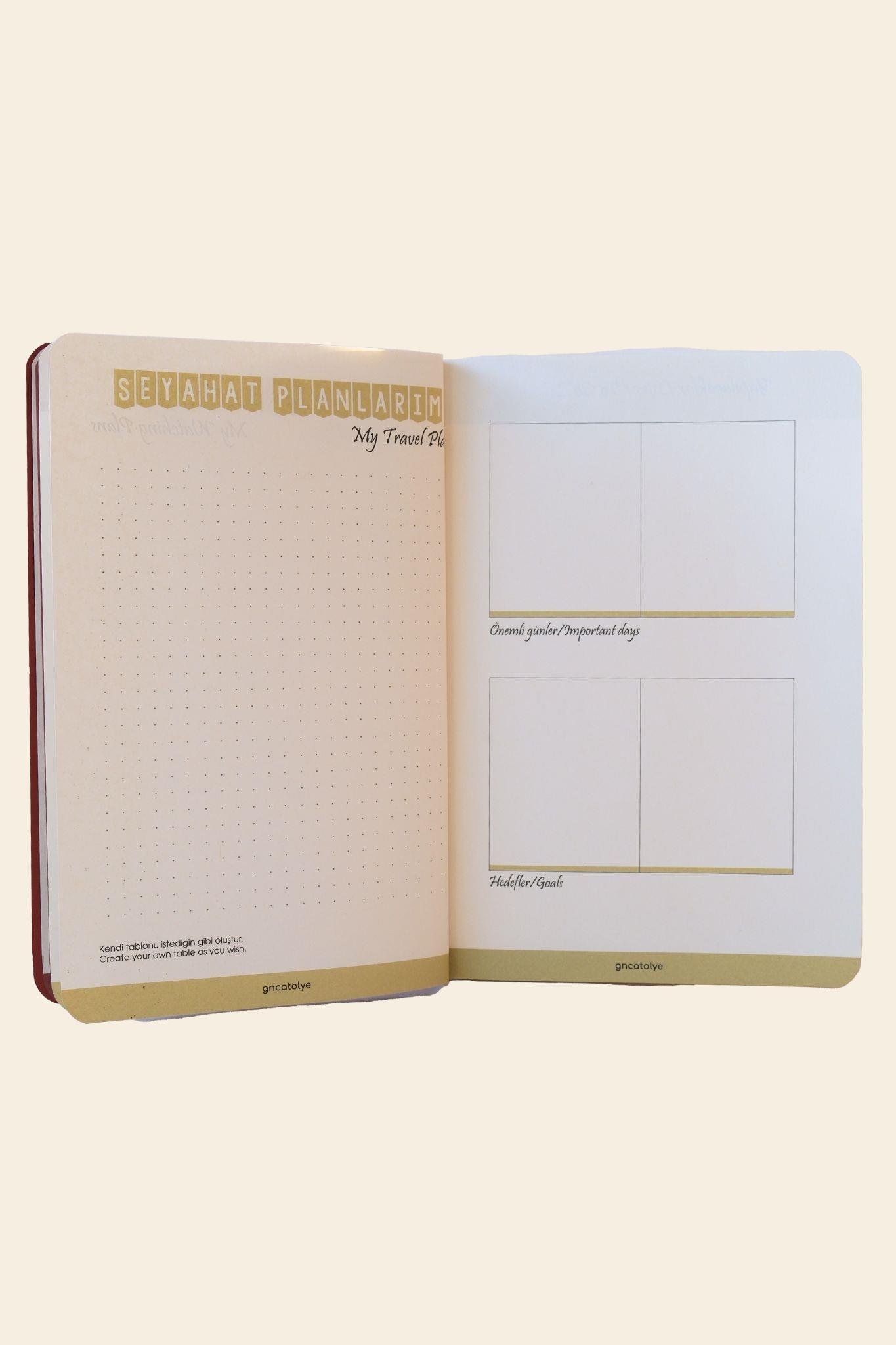 AYLIK PLANLAYICI-MONTHLY PLANNER / ANADOLU KIRMIZI