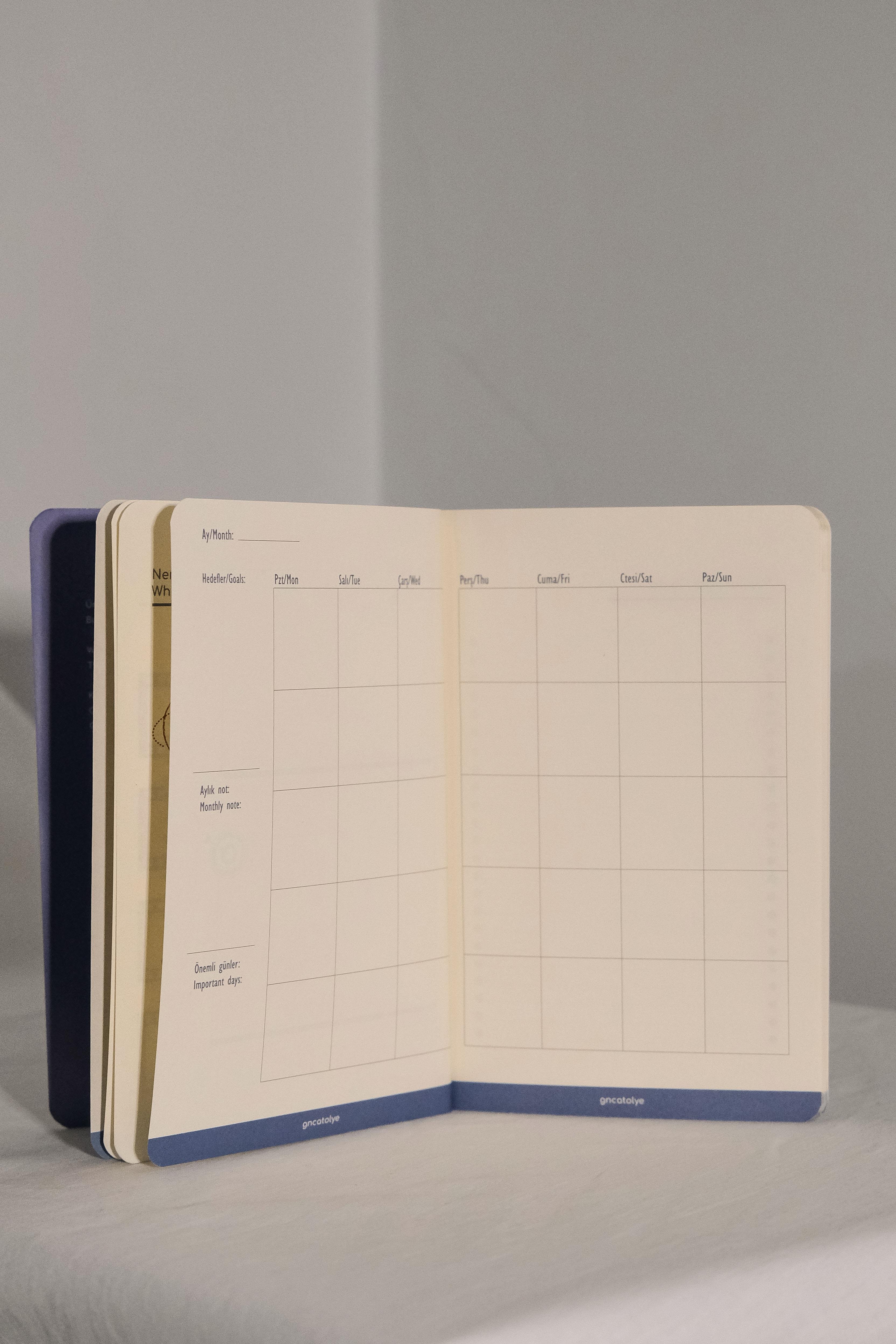 AYLIK PLANLAYICI-MONTHLY PLANNER-BOSNA
