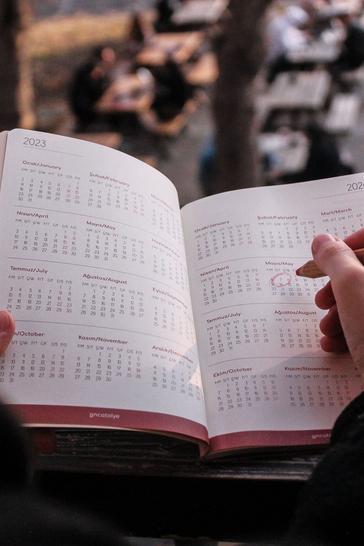 AYLIK PLANLAYICI-MONTHLY PLANNER-ÇÖL