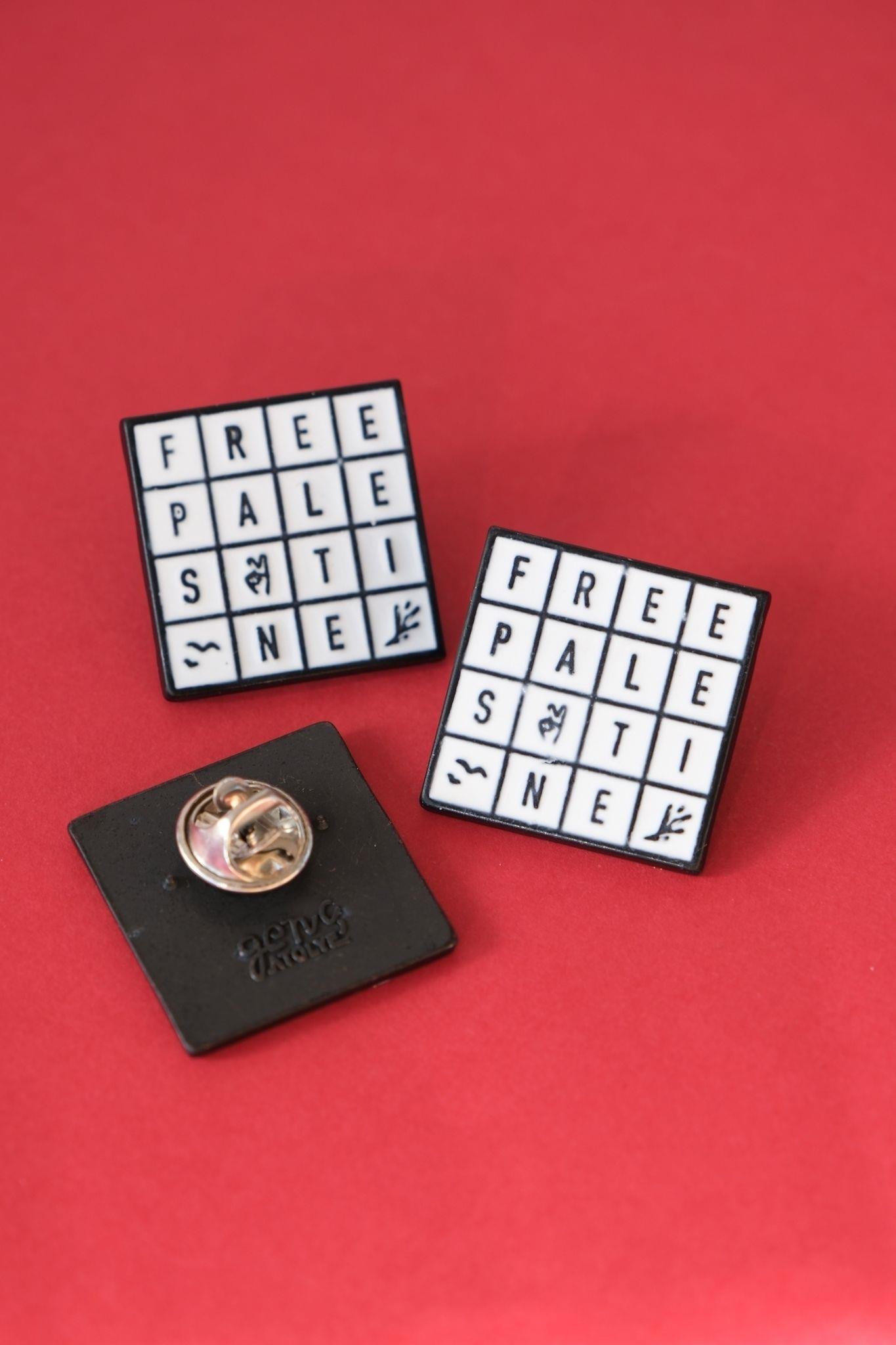 BEYAZ FREE PALESTINE KARO ROZET/BROŞ