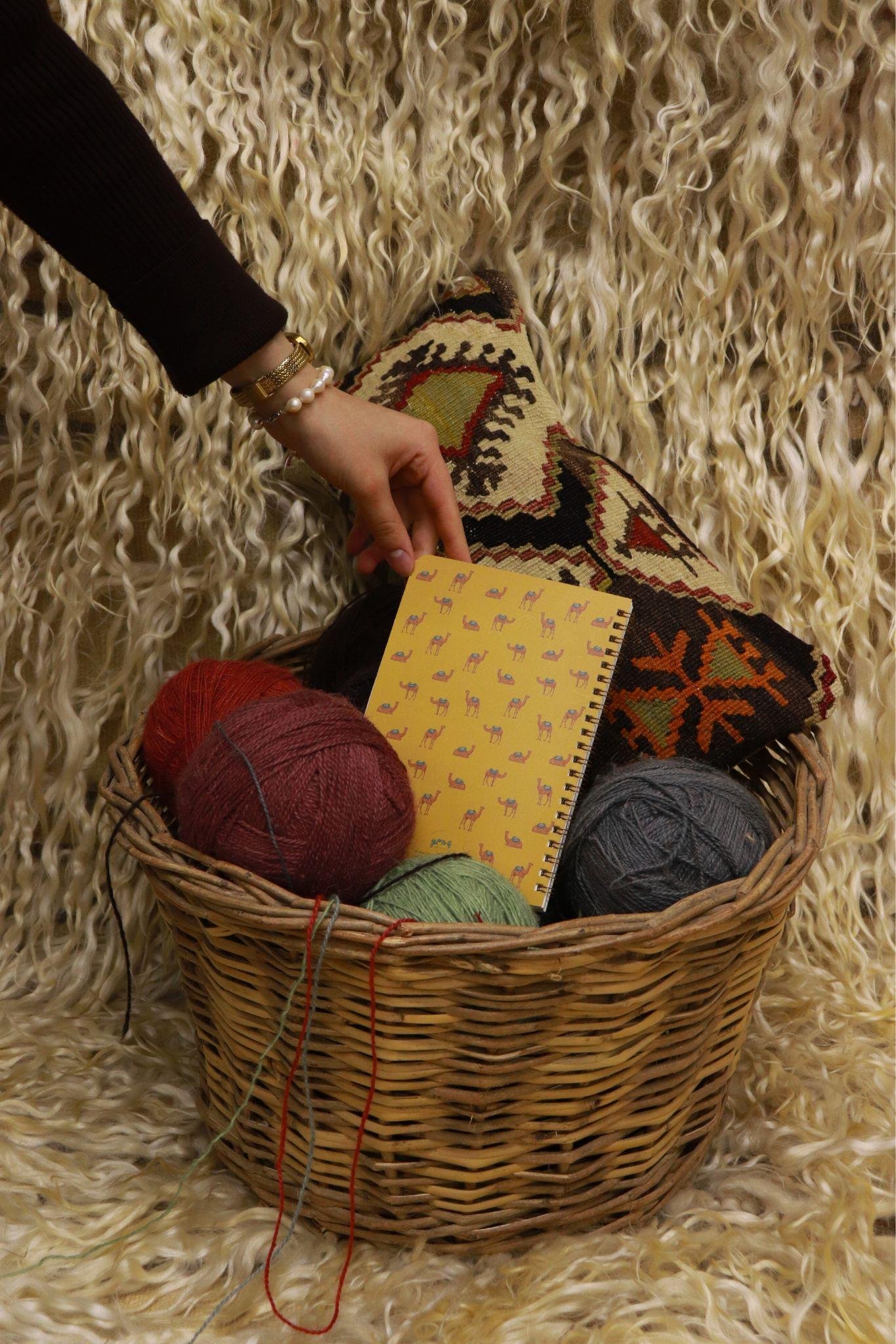 BİR YANIM NEREM DOĞRU Kİ DEVE SPİRALLİ DEFTER