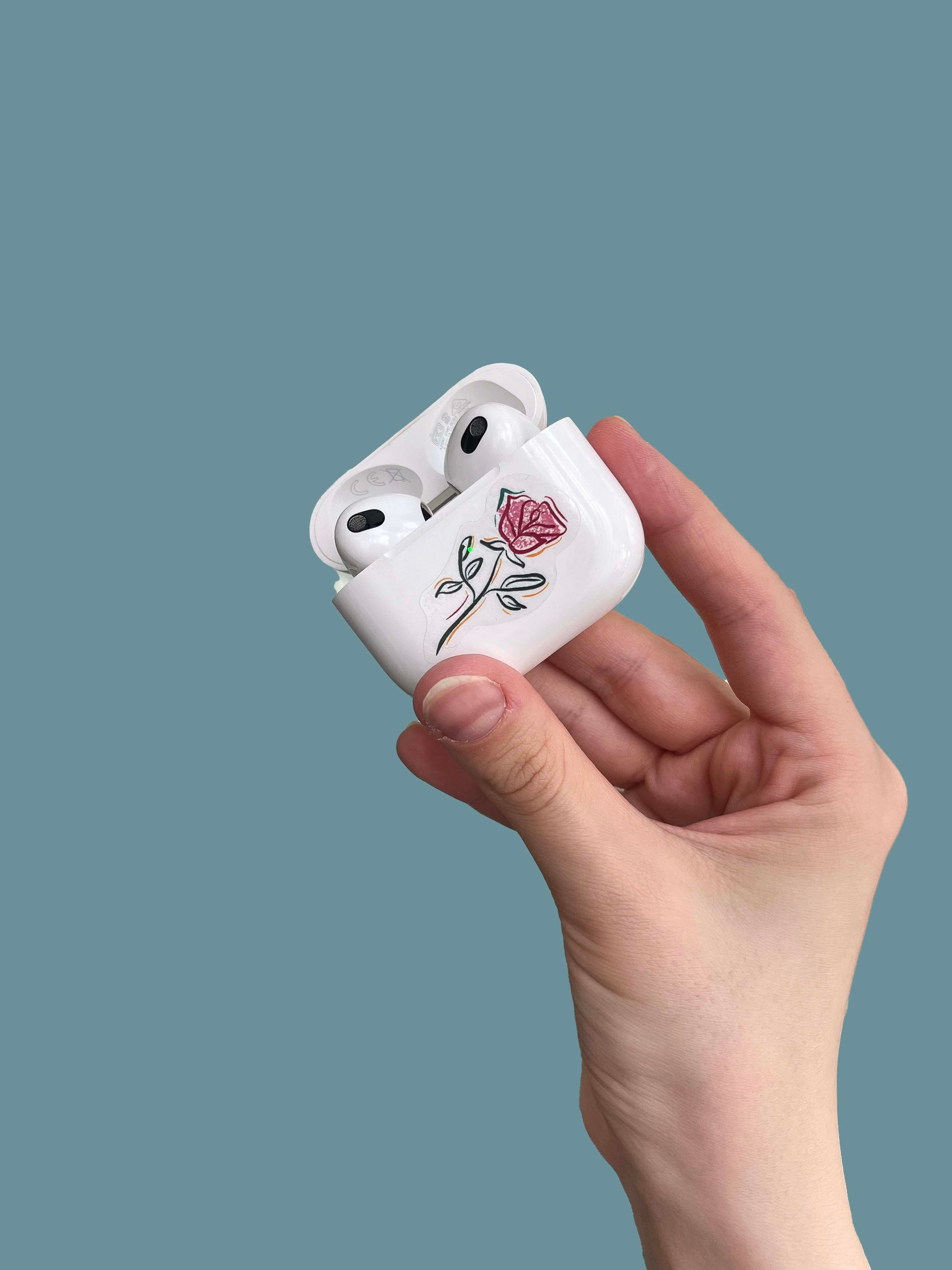 ÇİÇEK ŞEFFAF STICKER