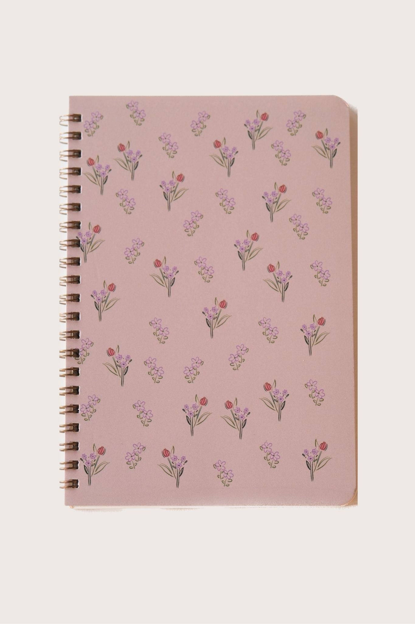 ÇİÇEK SPİRALLİ DEFTER