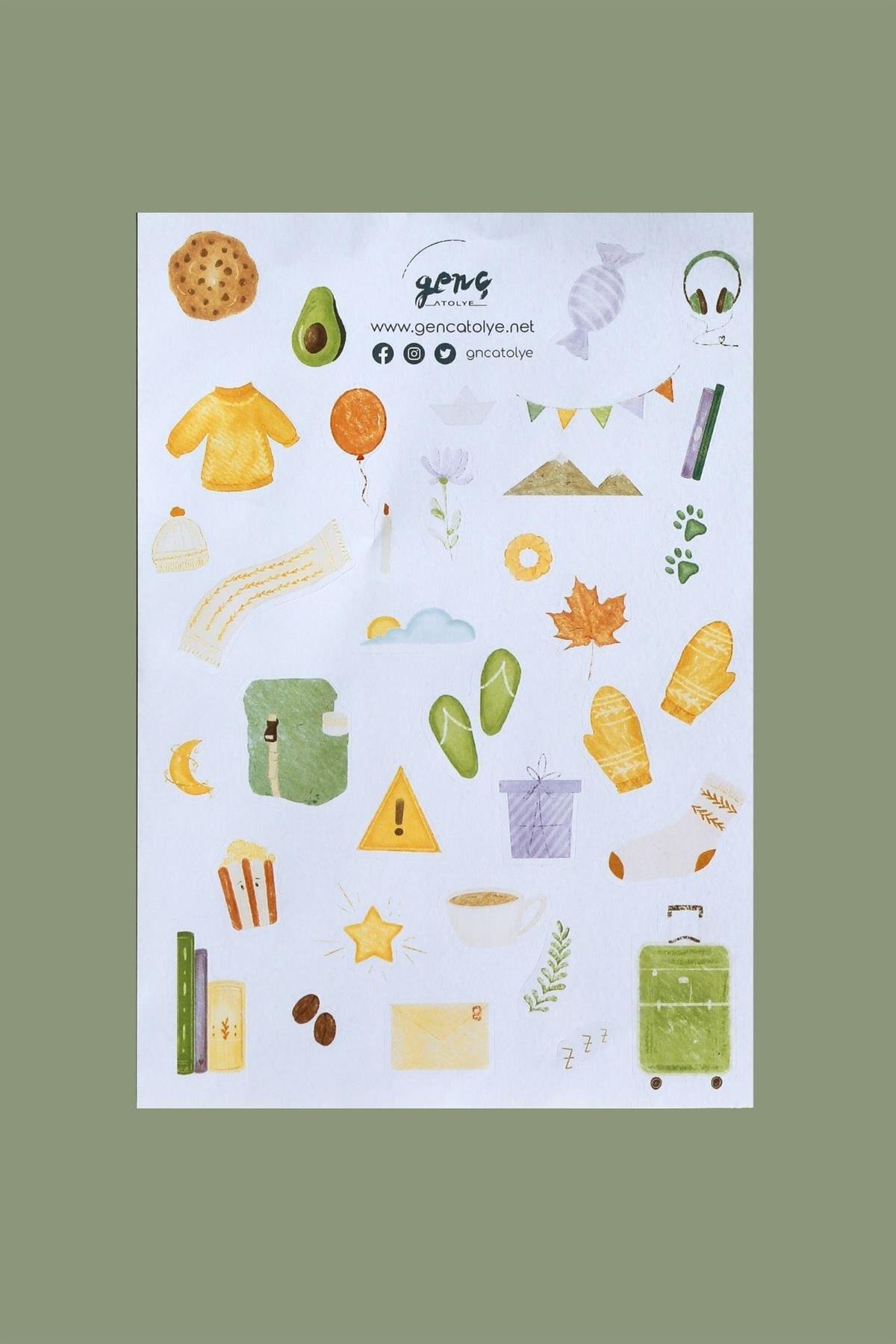 EĞLENCELİ MİNİMAL STICKER